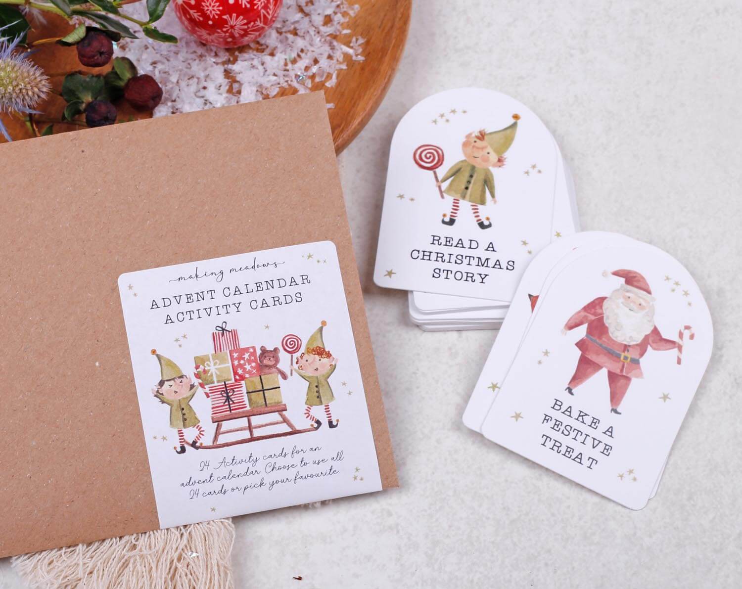 Activity Cards For Christmas Advent Calendar. Advent Calendars designed by Making Meadows