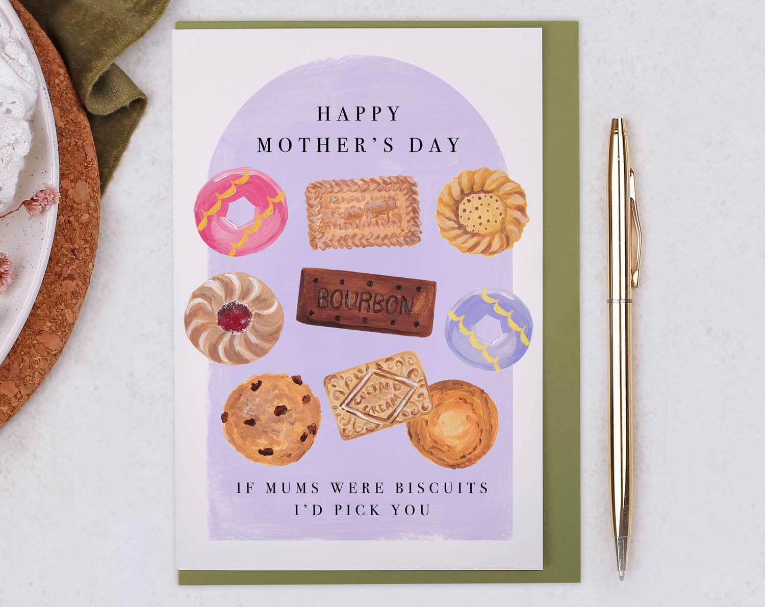 Biscuit Mother's Day Card. Greeting & Note Cards designed by Making Meadows
