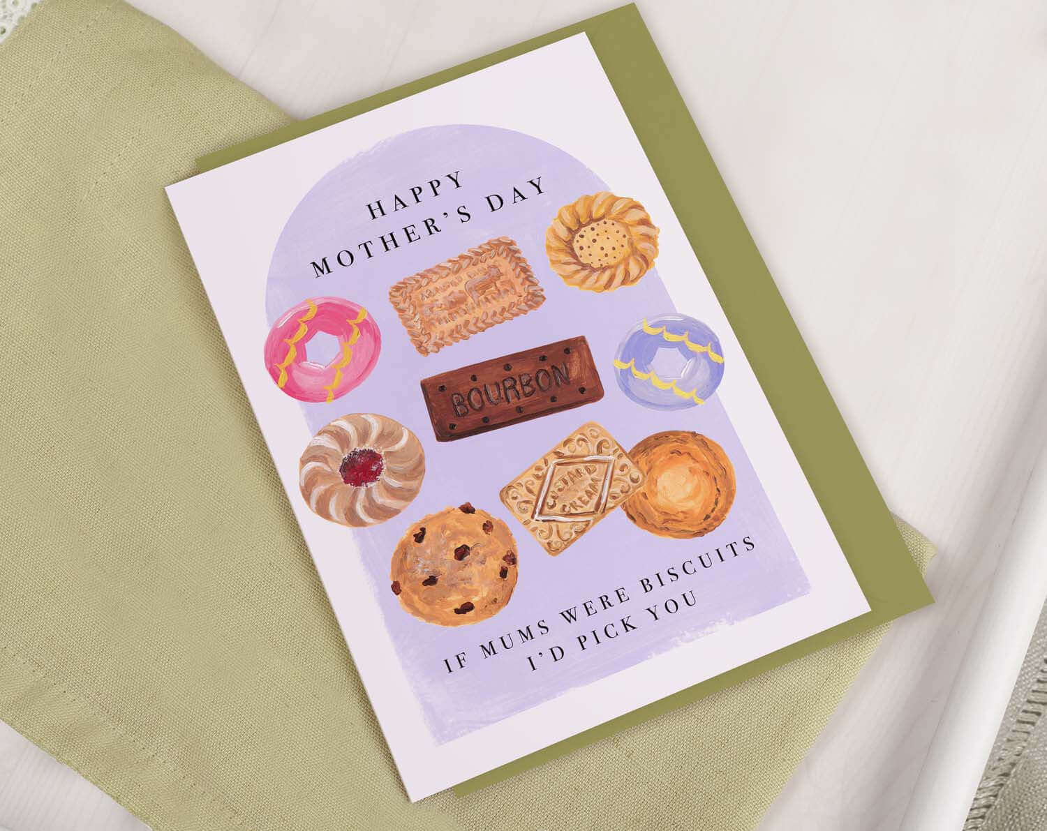 Biscuit Mother's Day Card. Greeting & Note Cards designed by Making Meadows