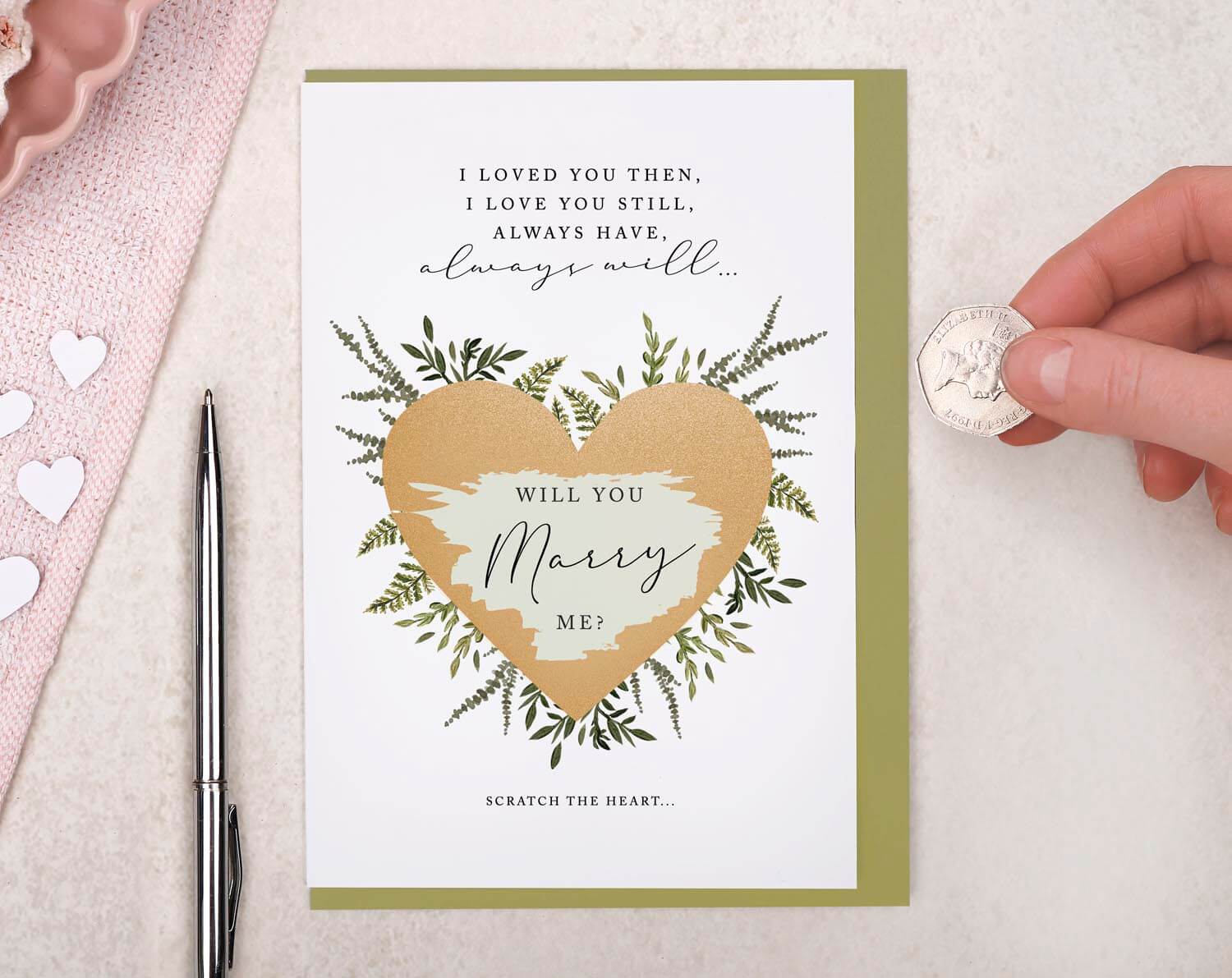 Botanical Poem Will You Marry Me Card. Greeting & Note Cards designed by Making Meadows