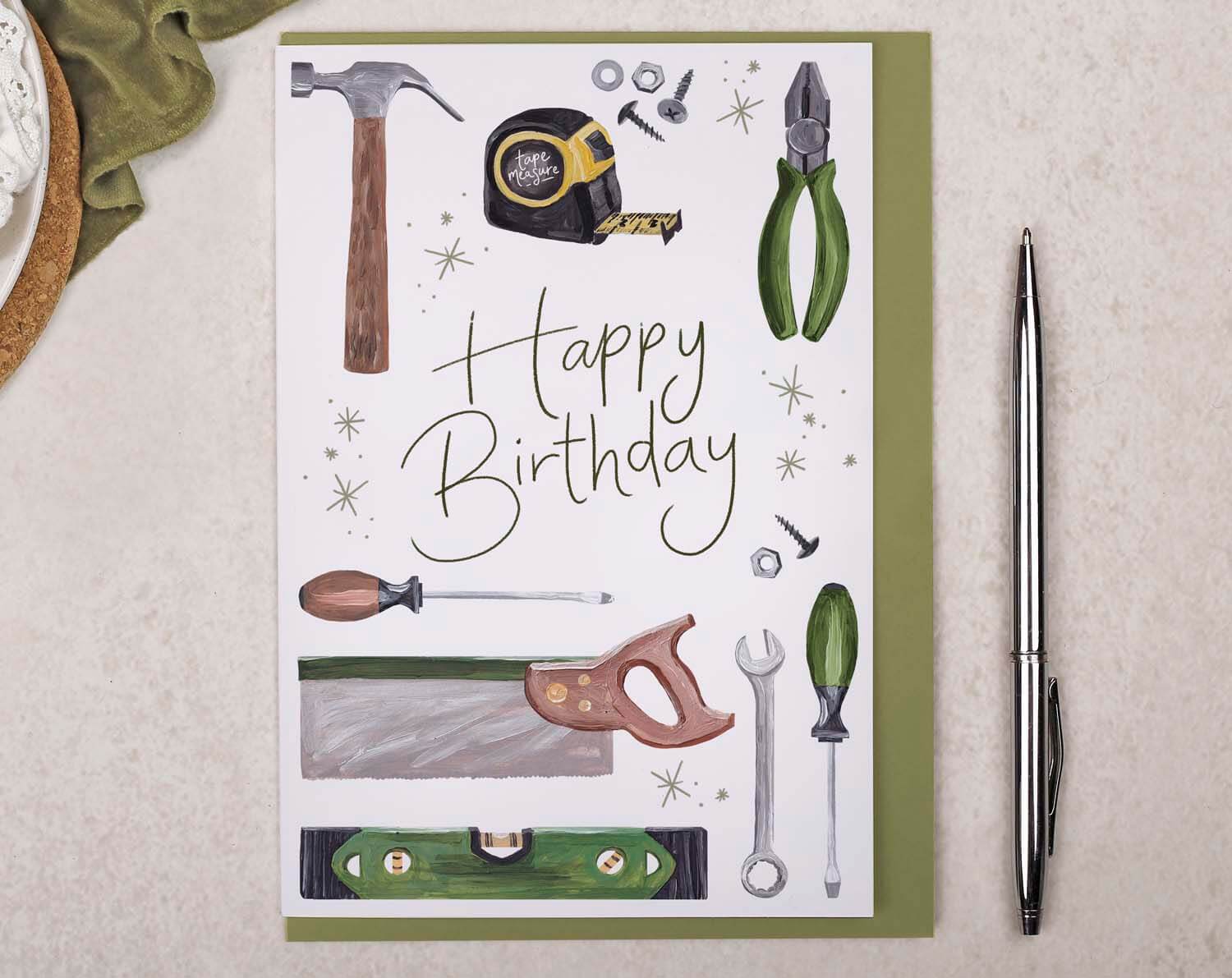 Builder Birthday Card. Greeting & Note Cards designed by Making Meadows