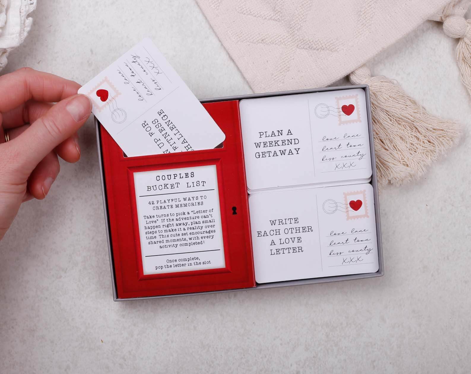 Couples Bucket List Postbox. Stationery designed by Making Meadows