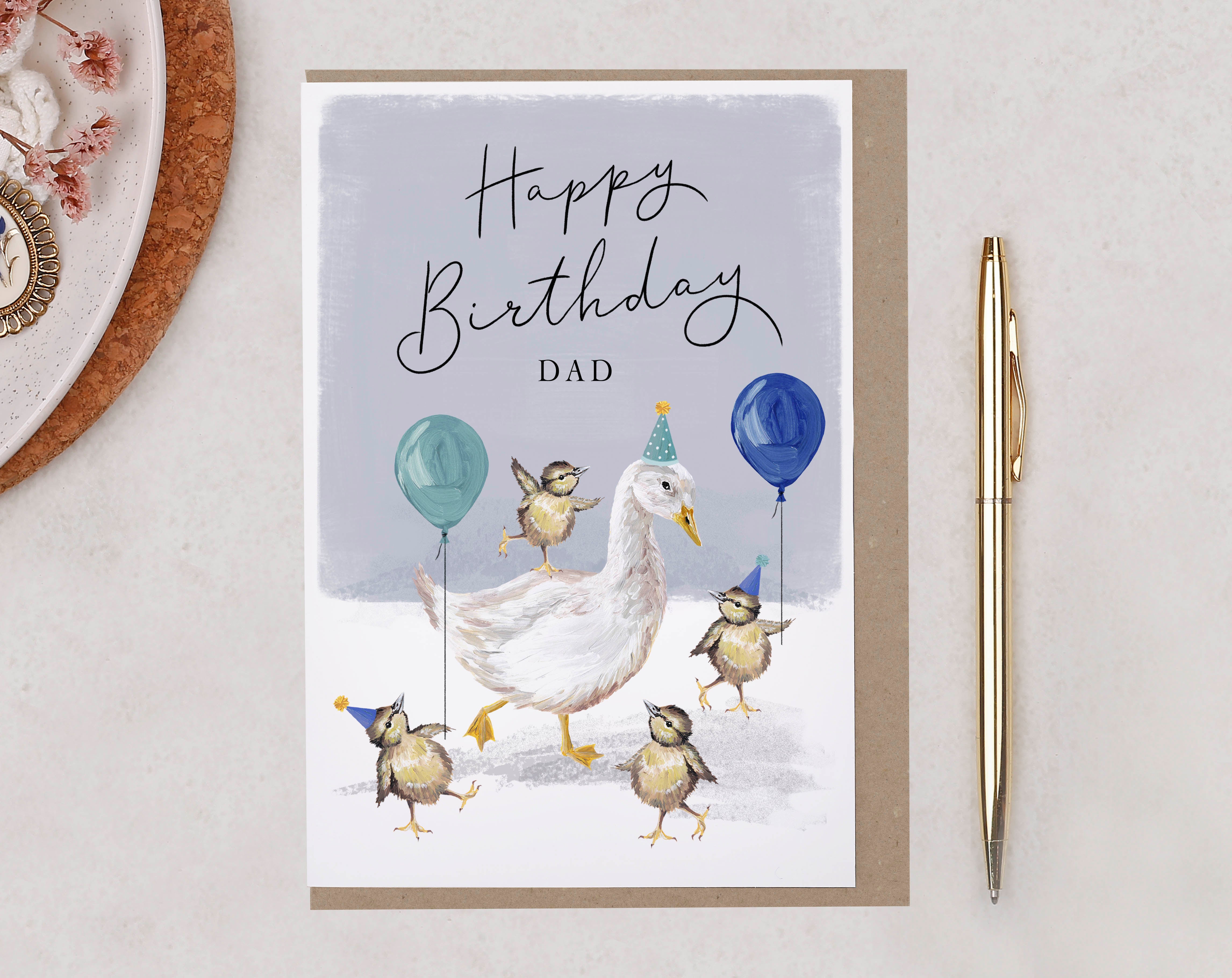 Dad Happy Birthday Card. Greeting & Note Cards designed by Making Meadows