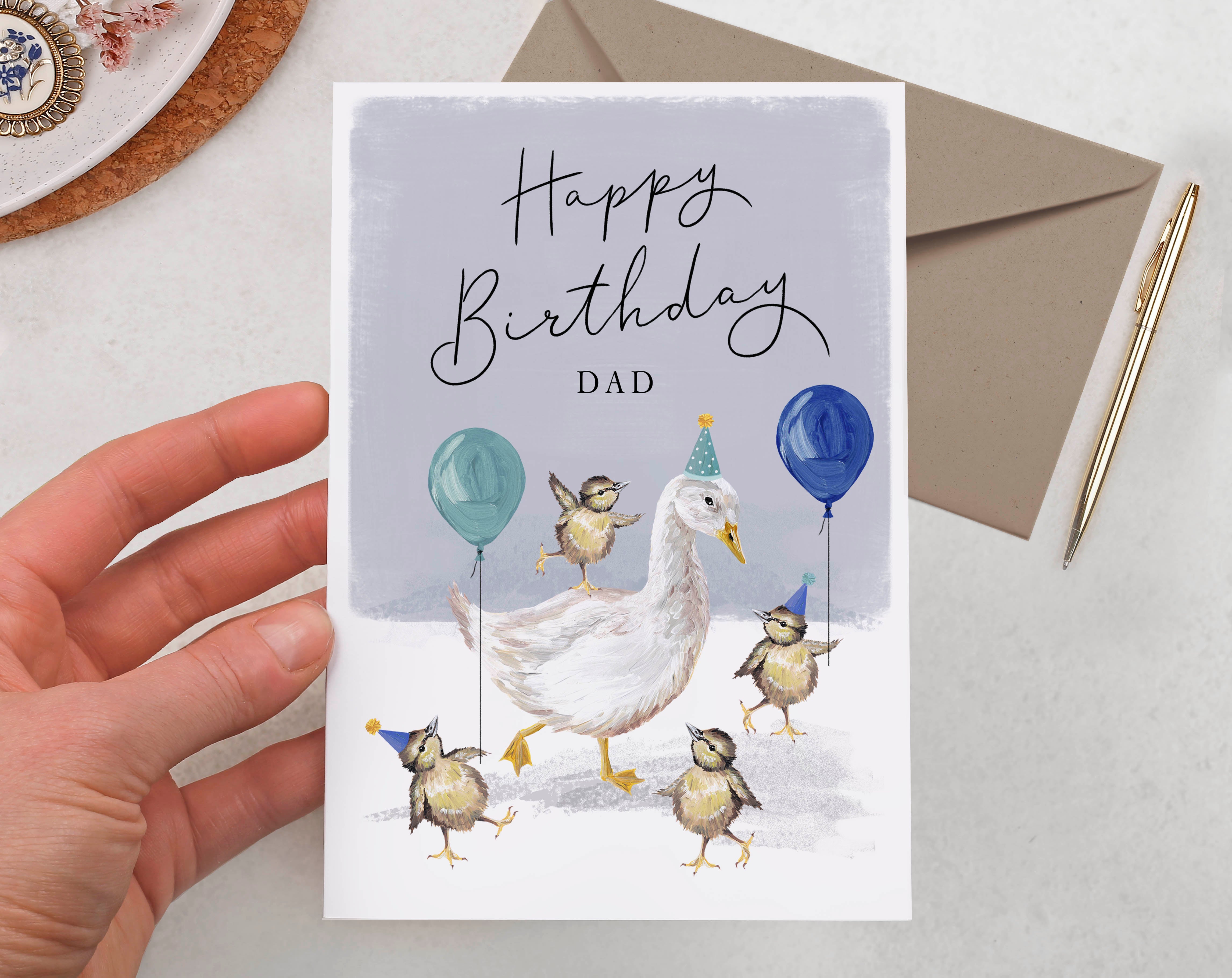 Dad Happy Birthday Card. Greeting & Note Cards designed by Making Meadows