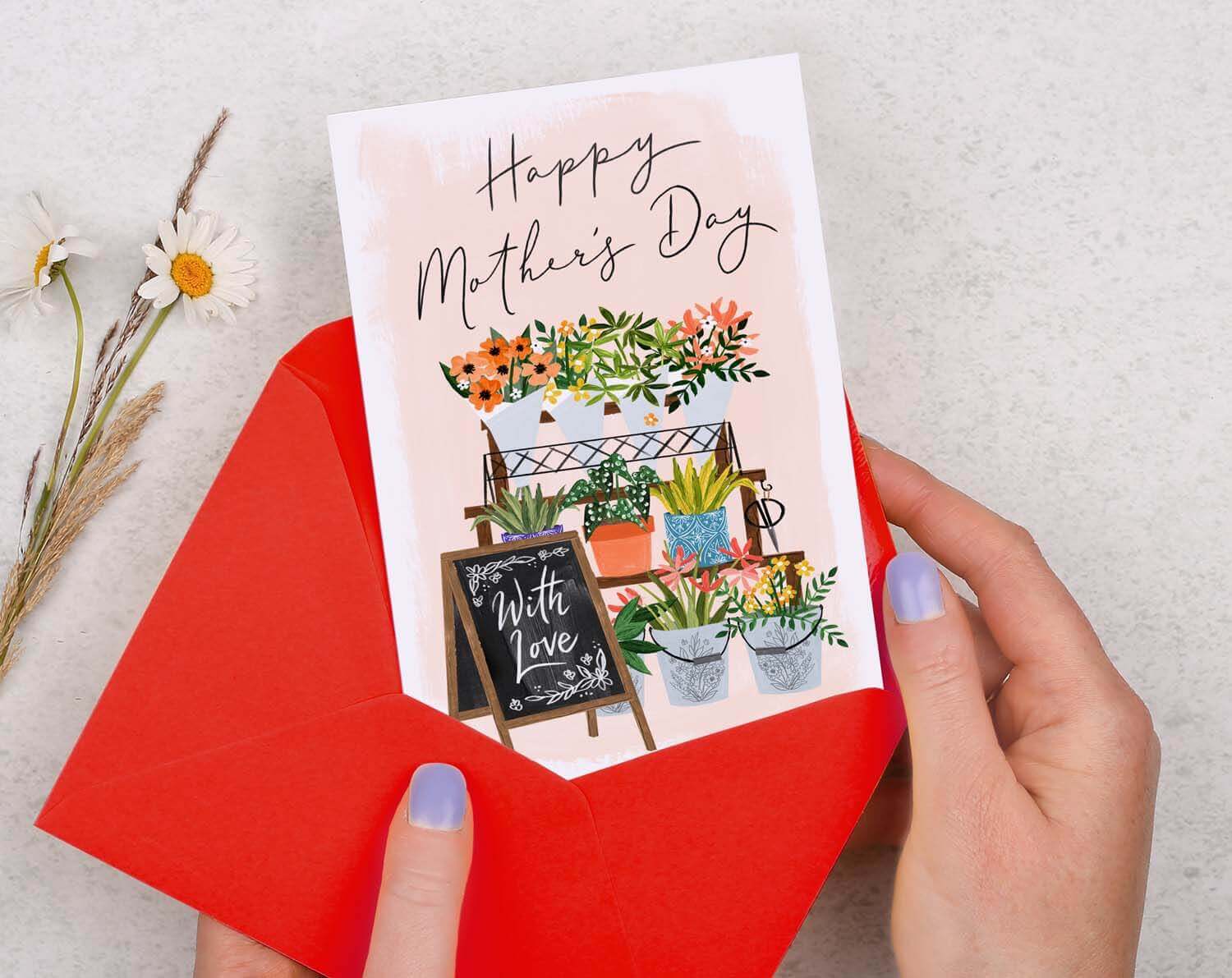 Florist Mother's Day Card. Greeting & Note Cards designed by Making Meadows
