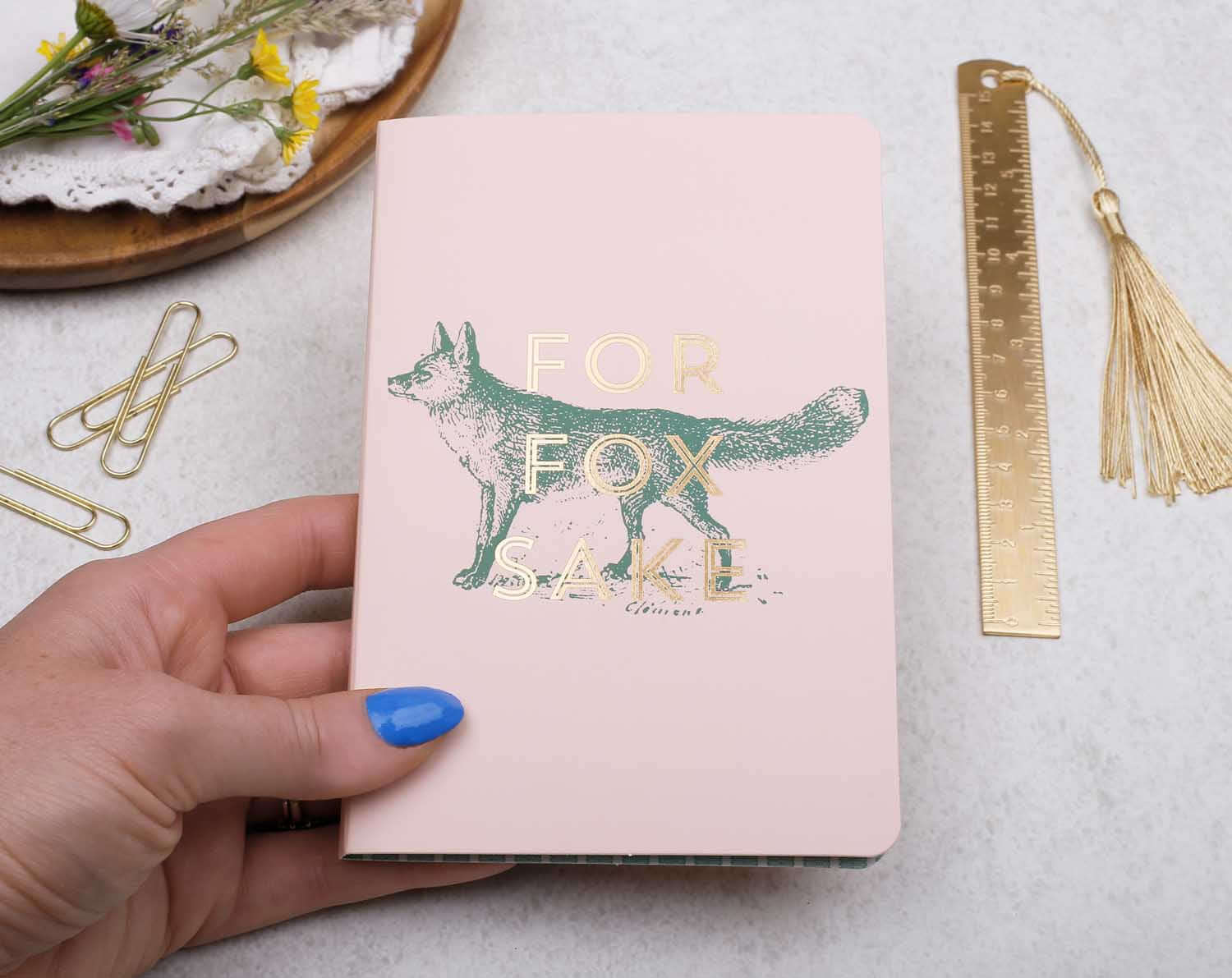 For Fox Sake Sticky Notes. Stationery designed by Making Meadows