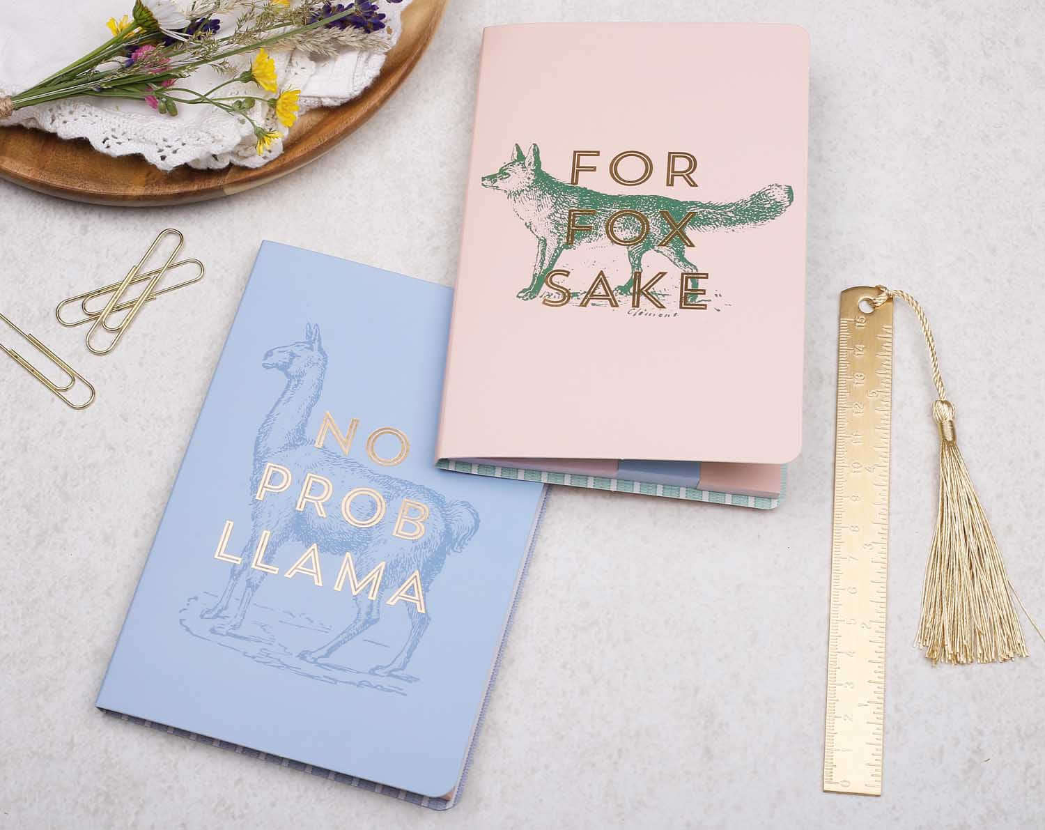 For Fox Sake Sticky Notes. Stationery designed by Making Meadows