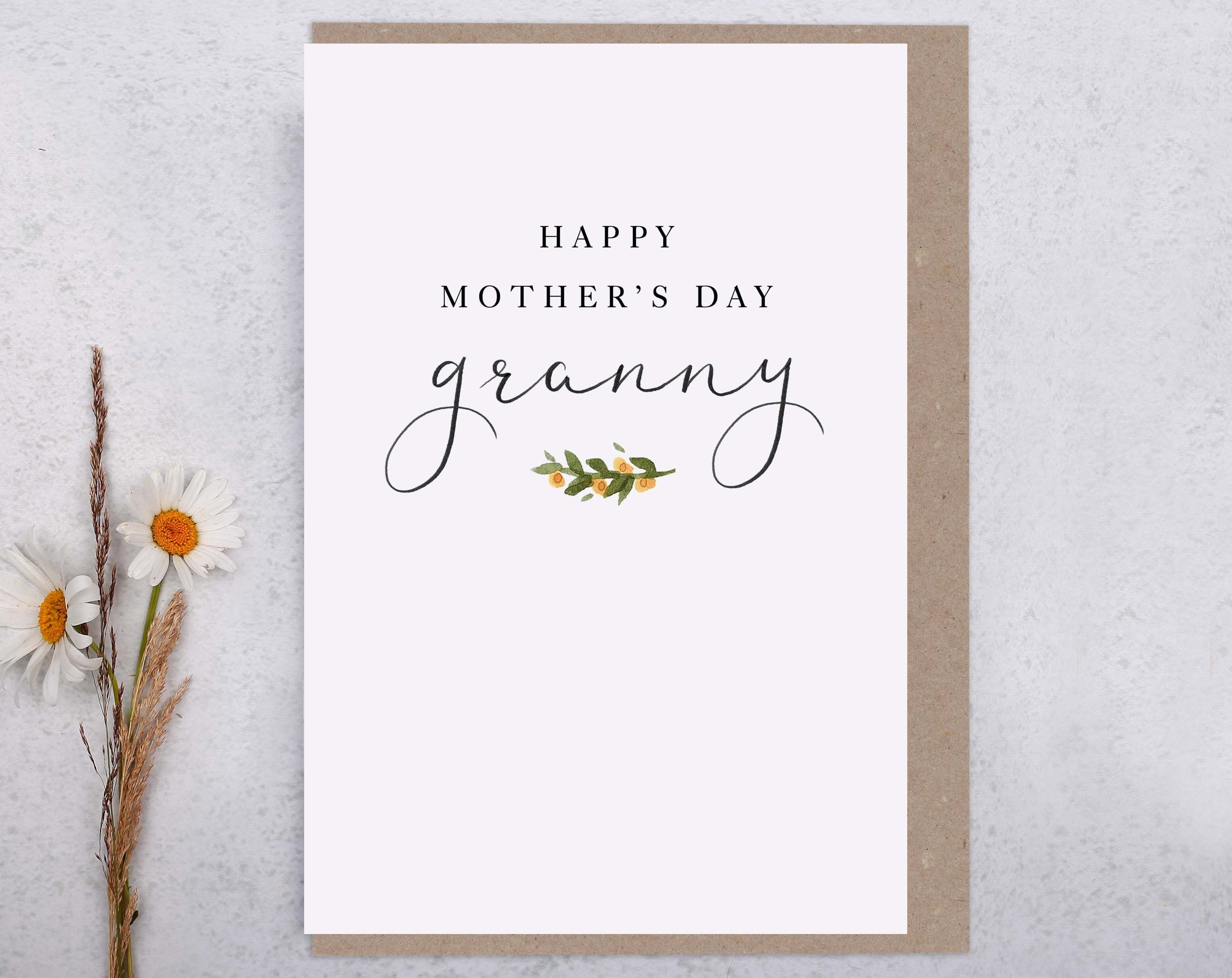 Granny Mother's Day Card. Greeting & Note Cards designed by Making Meadows
