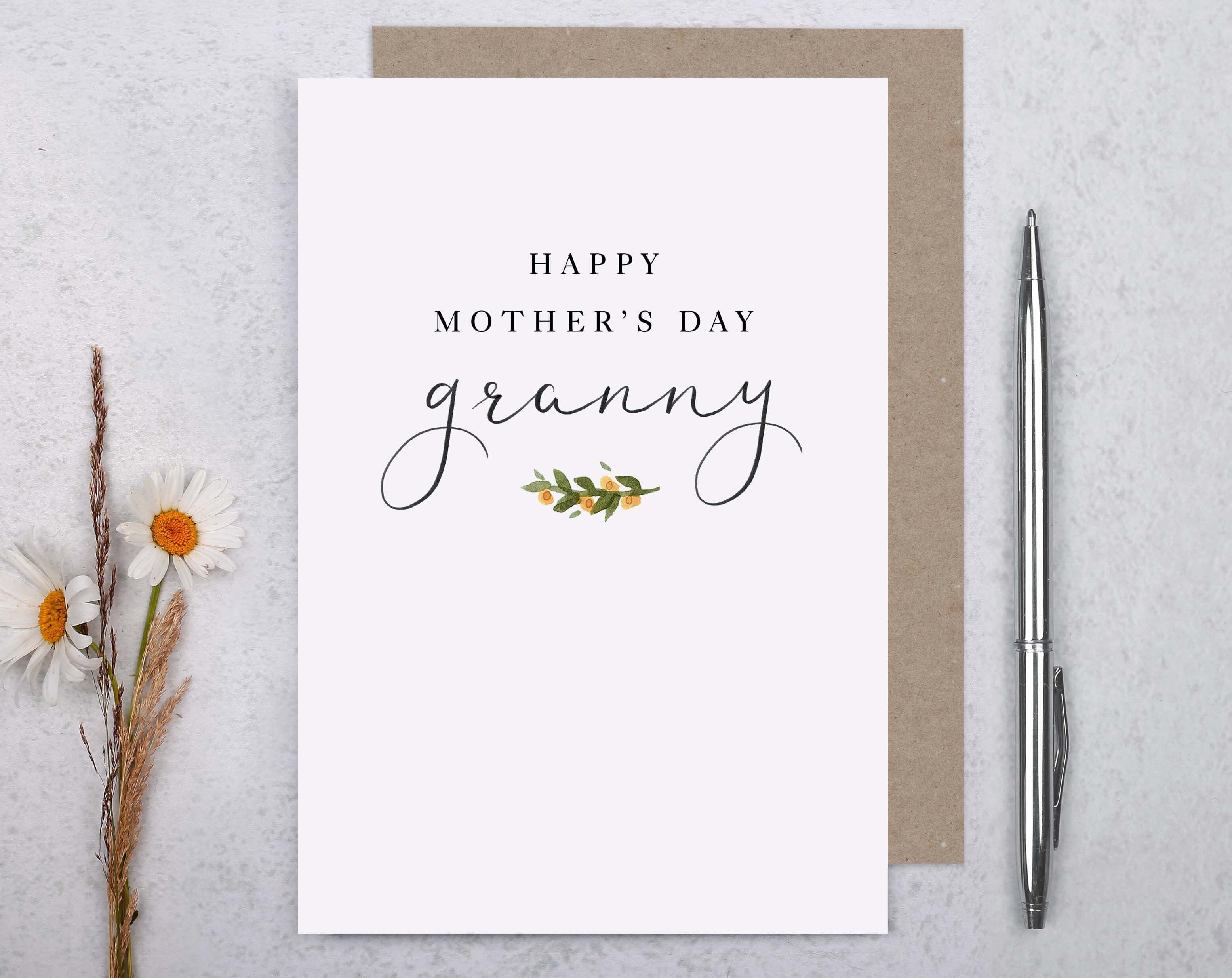 Granny Mother's Day Card. Greeting & Note Cards designed by Making Meadows