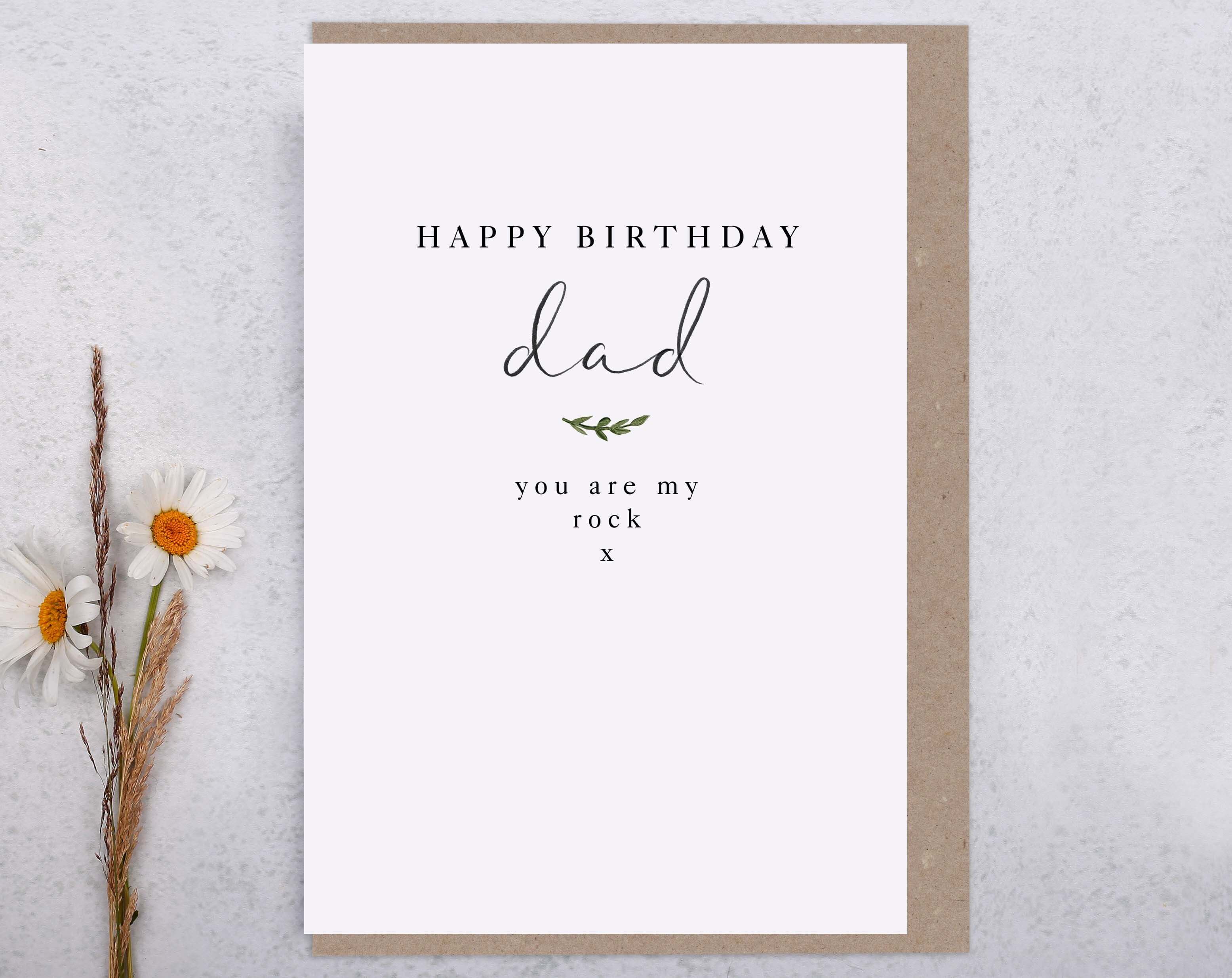 Happy Birthday Dad Card. Greeting & Note Cards designed by Making Meadows