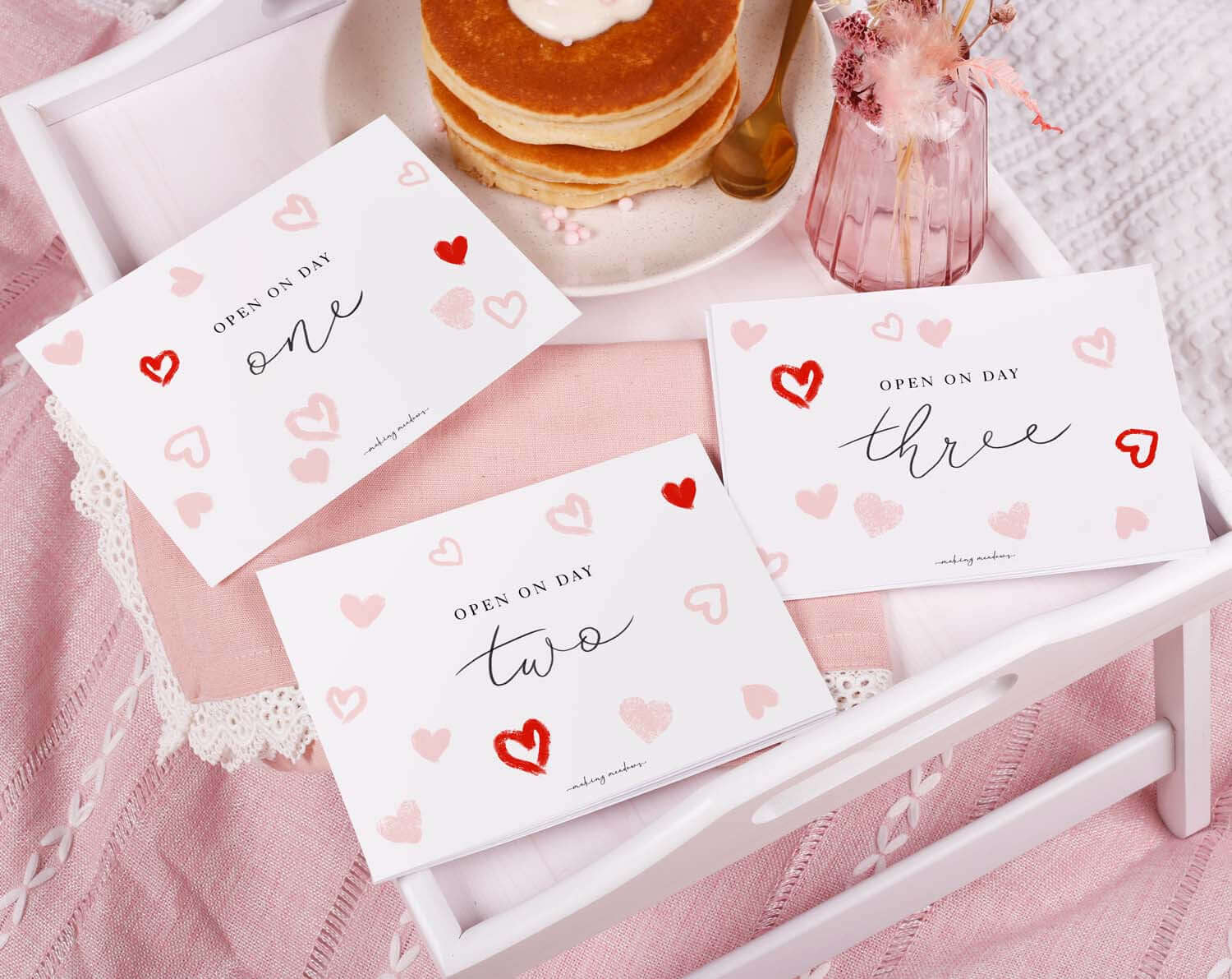 Heart Open When Envelopes. Stationery designed by Making Meadows