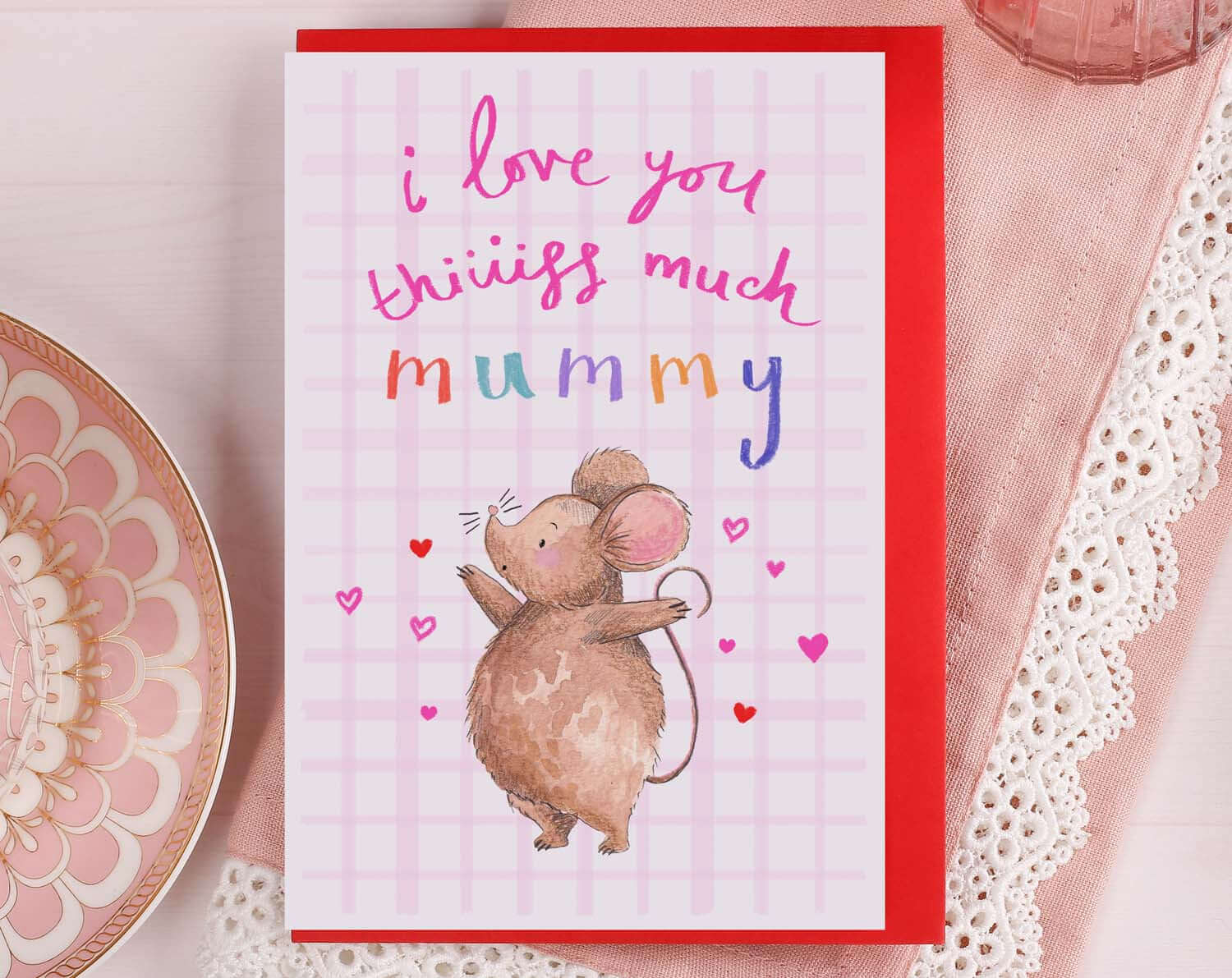 I Love You This Much Mummy Card. Greeting & Note Cards designed by Making Meadows
