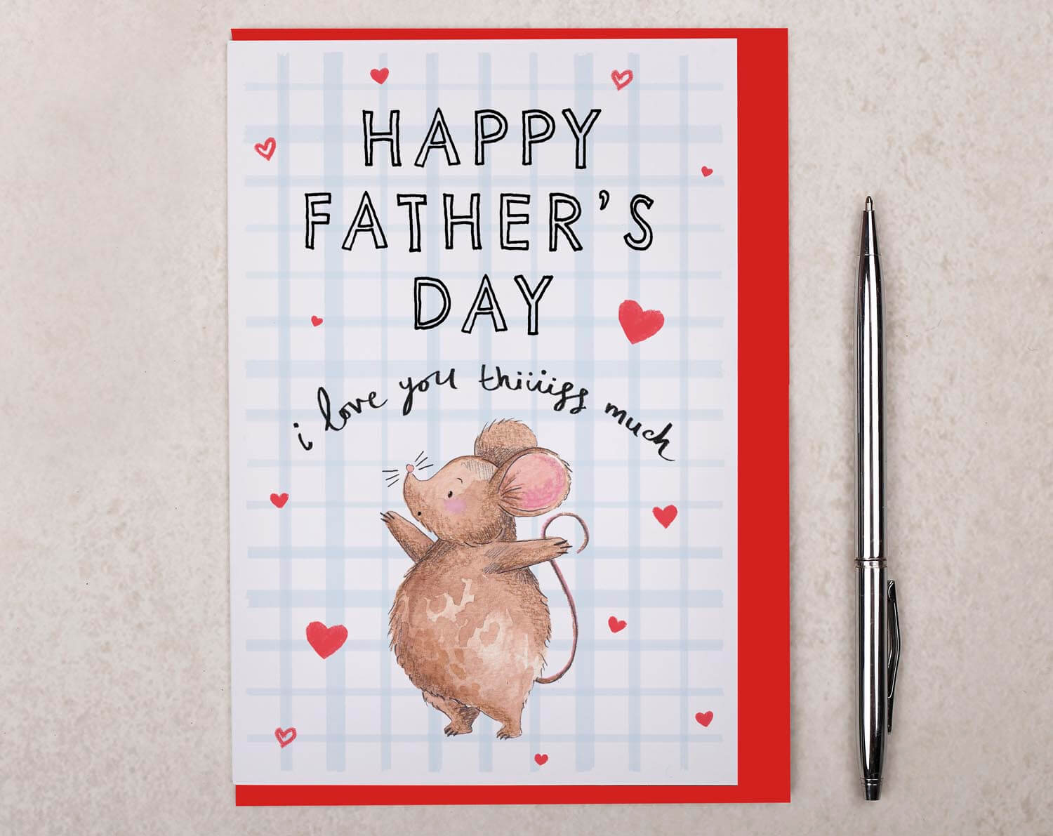 I Love You Thisss Much Father's Day Card. Greeting & Note Cards designed by Making Meadows