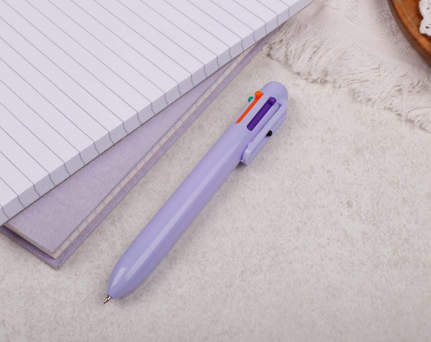 Lilac Multi 6 Colour Pen. Pens designed by Making Meadows
