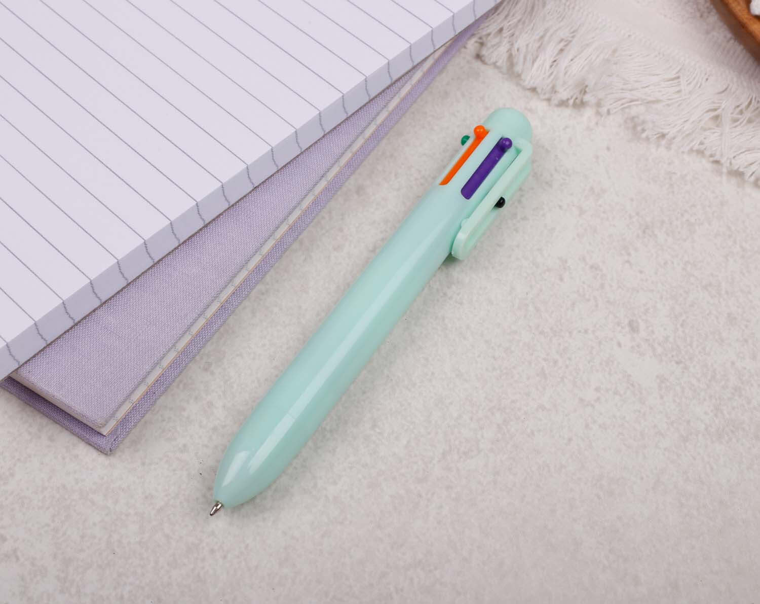 Mint Green Multi 6 Colour Pen. Pens designed by Making Meadows