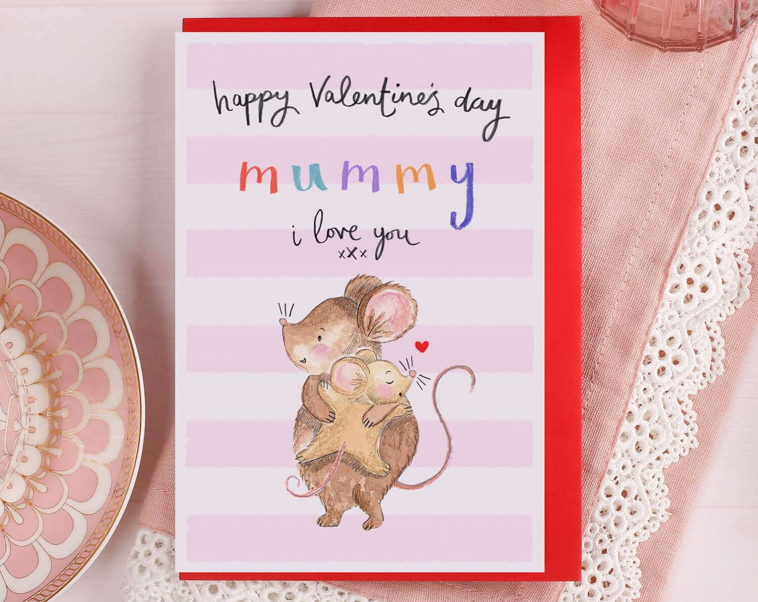 Mummy Valentine Card. Greeting & Note Cards designed by Making Meadows
