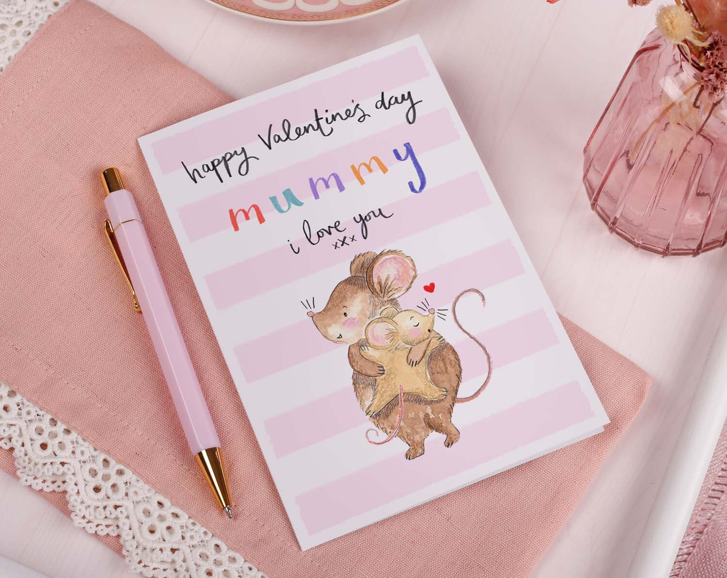 Mummy Valentine Card. Greeting & Note Cards designed by Making Meadows
