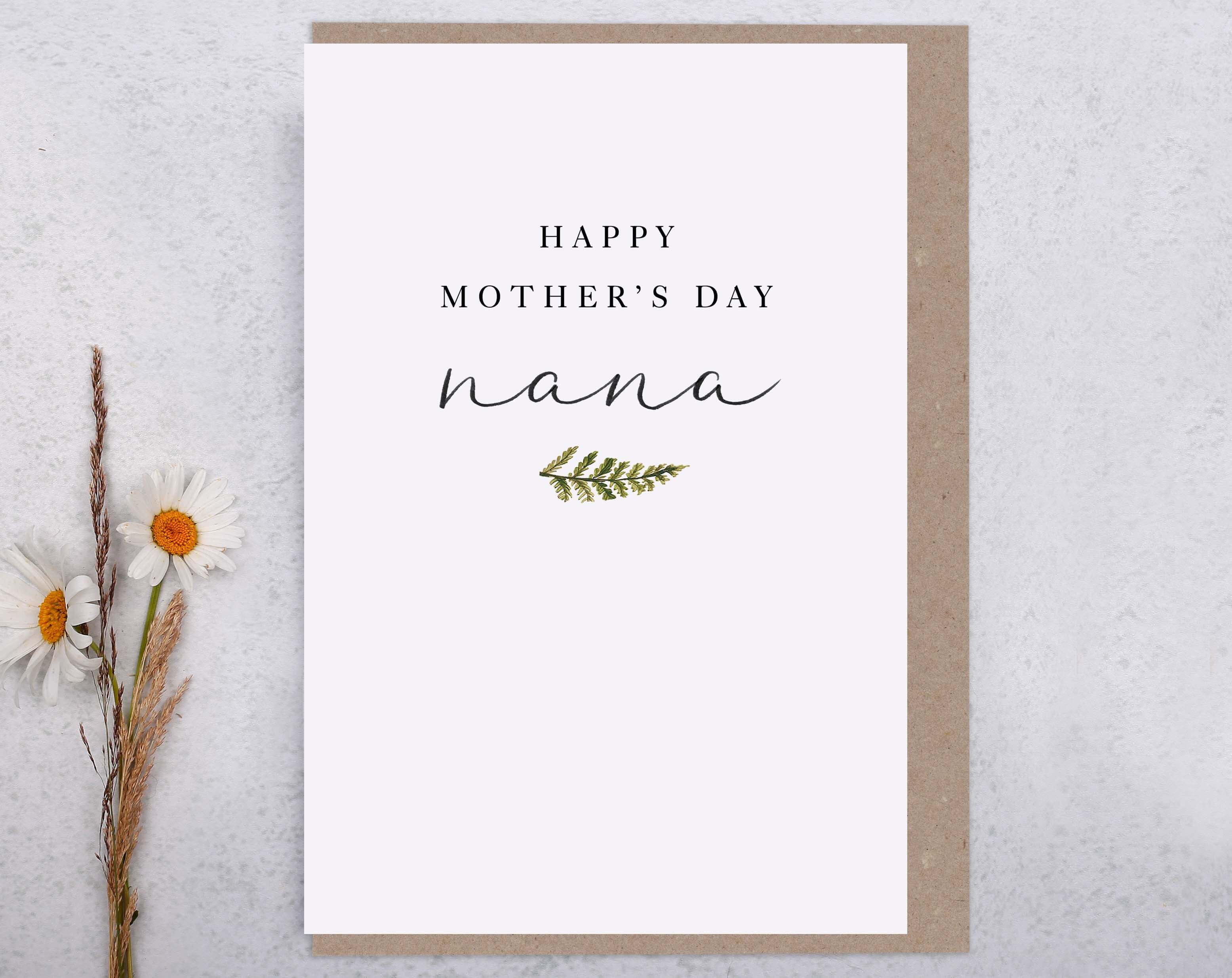 Nana Mother's Day Card. Greeting & Note Cards designed by Making Meadows