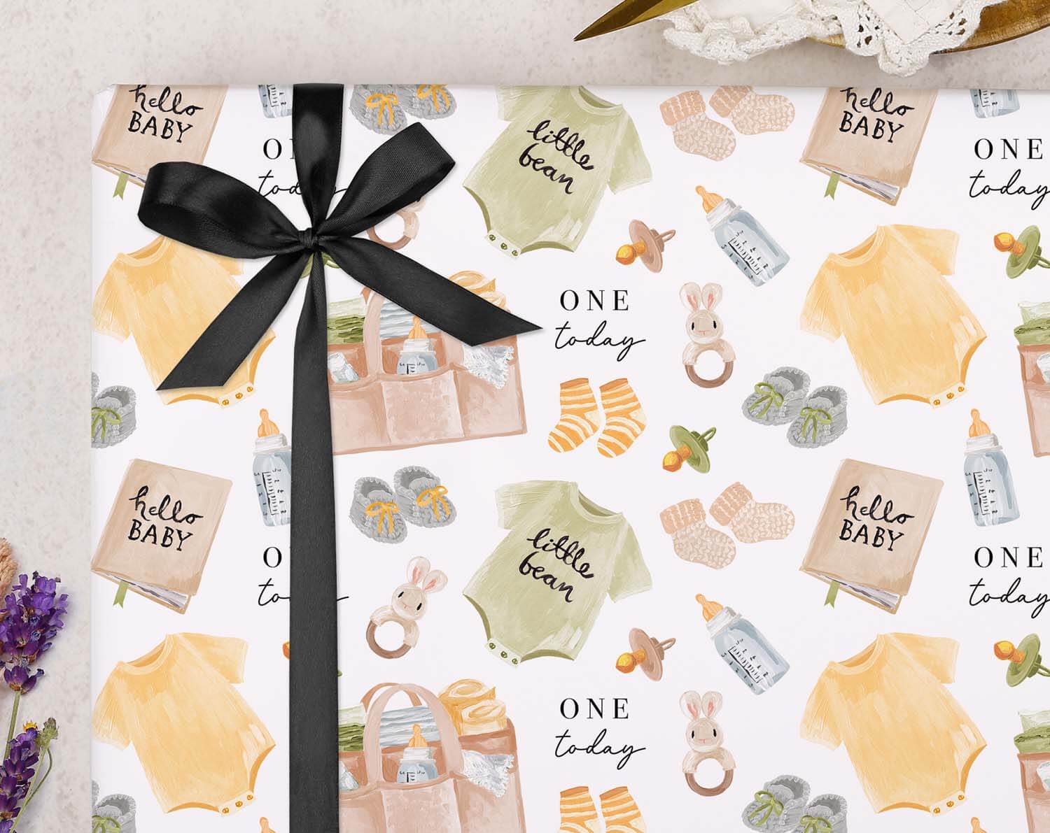 One Today Wrapping Paper. Wrapping Paper designed by Making Meadows