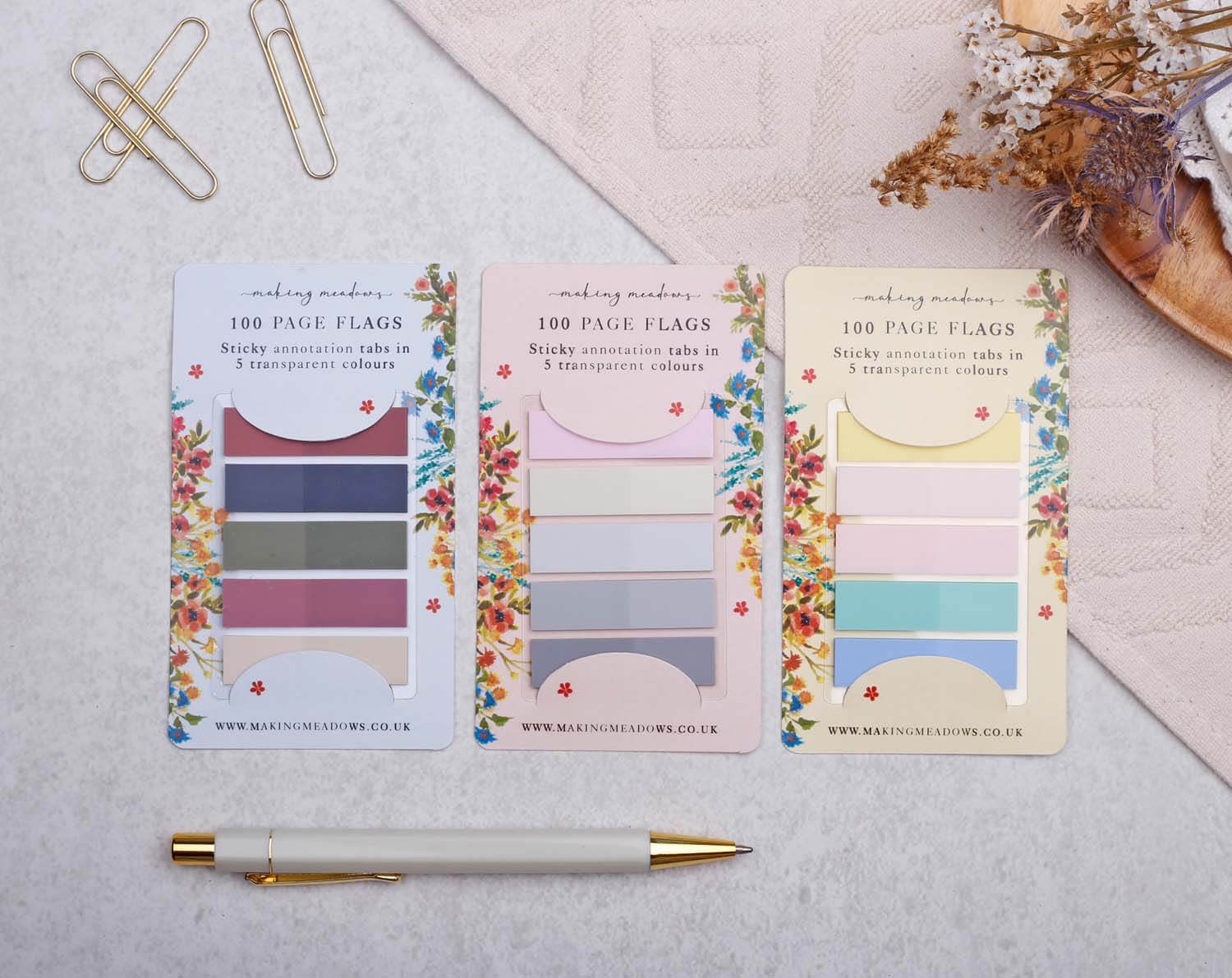 Pack Of Annotation Book Page Flags