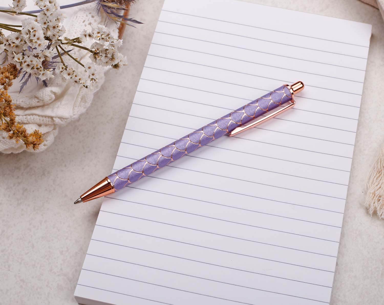 Purple Mermaid Ballpoint Pen. Pens designed by Making Meadows