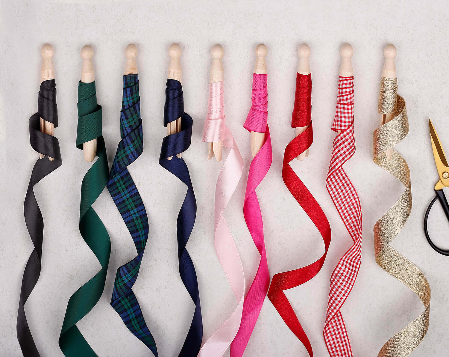 Ribbon For Wrapping Paper. Satin Ribbons designed by Making Meadows