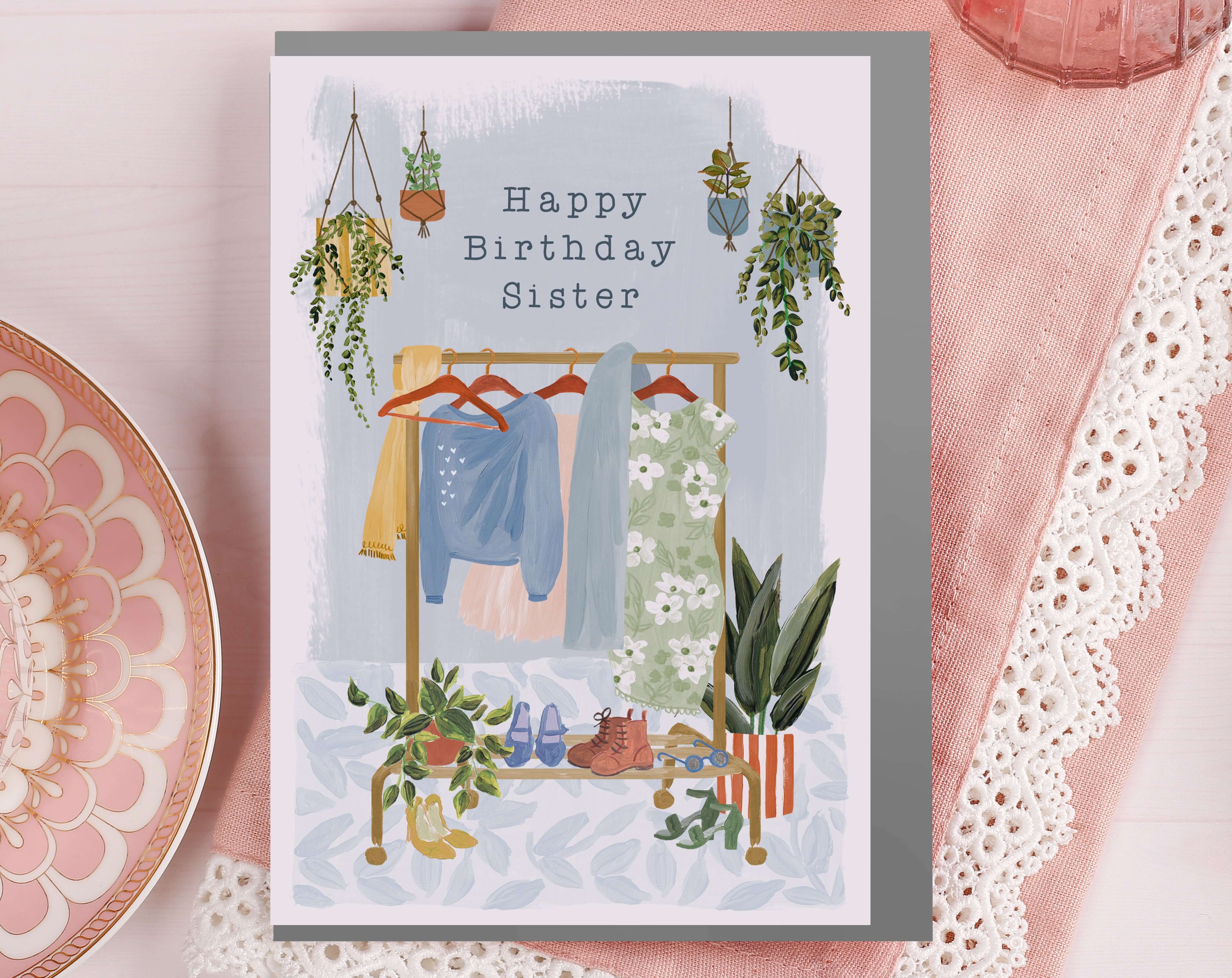 Sister Happy Birthday Card. Greeting & Note Cards designed by Making Meadows