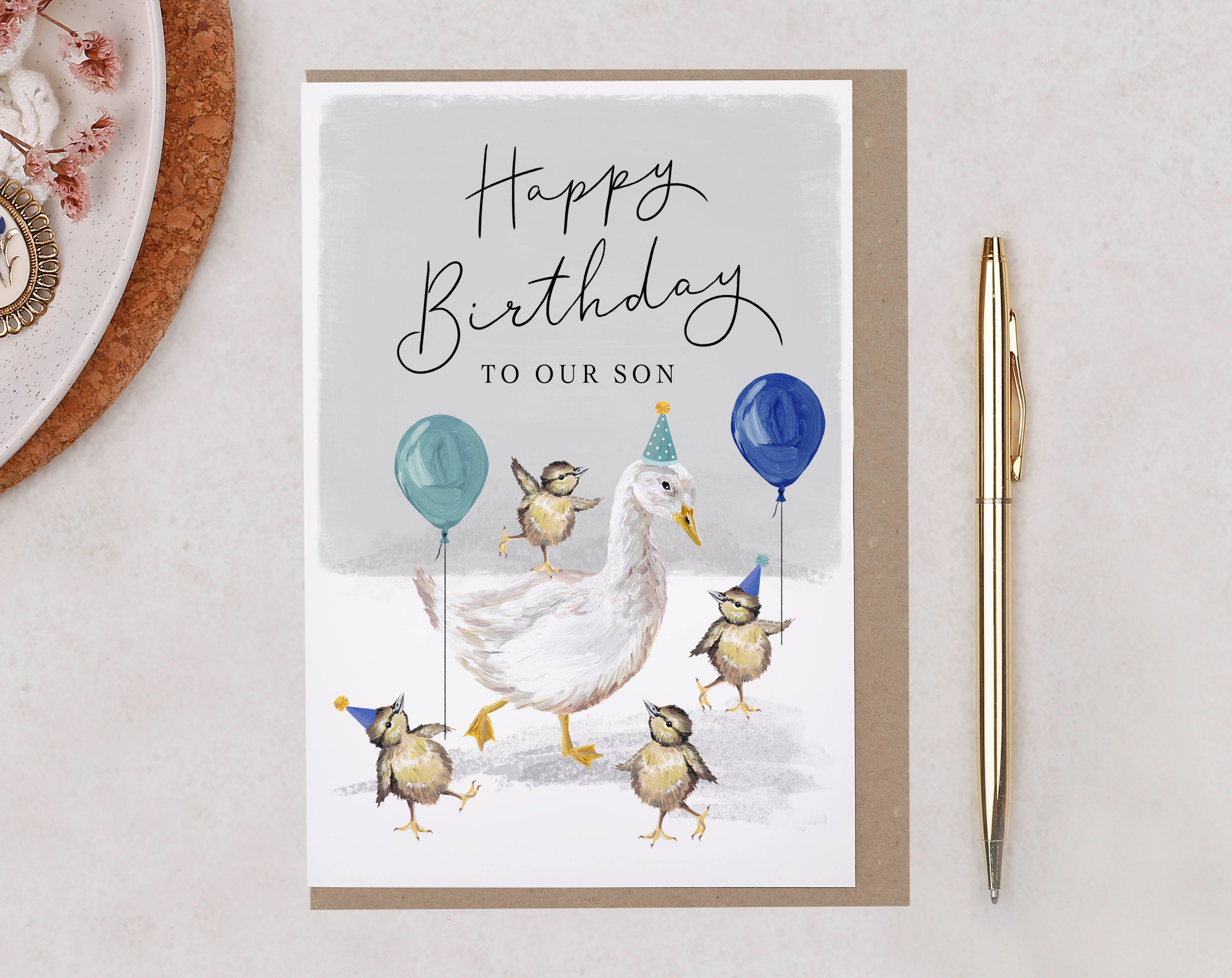 Son Happy Birthday Card. Greeting & Note Cards designed by Making Meadows