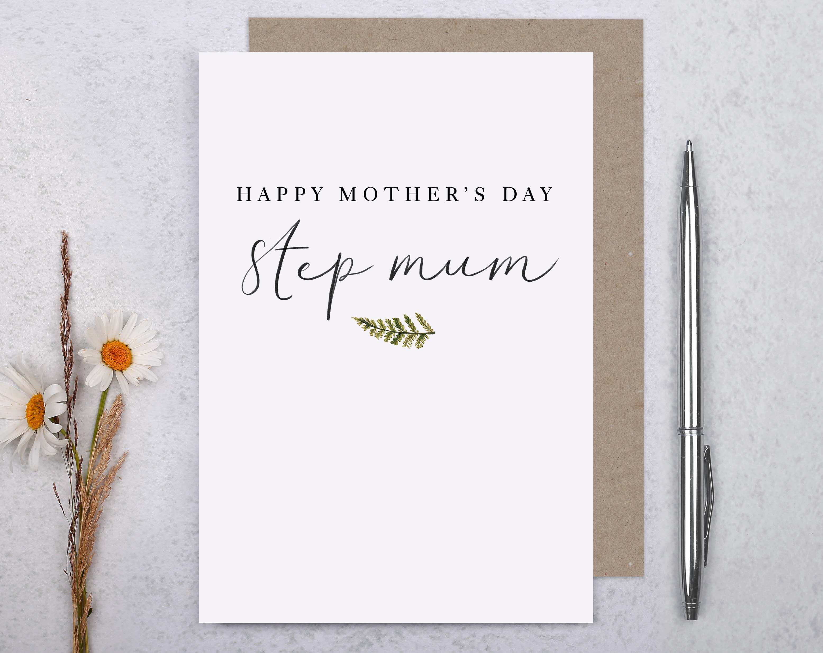 Step Mum Mother's Day Card. Greeting & Note Cards designed by Making Meadows