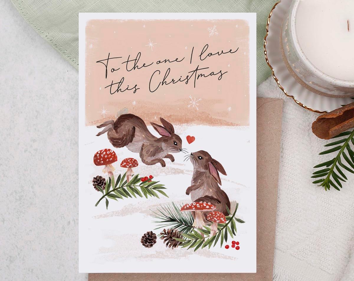The One I Love This Christmas Card. Greeting & Note Cards designed by Making Meadows