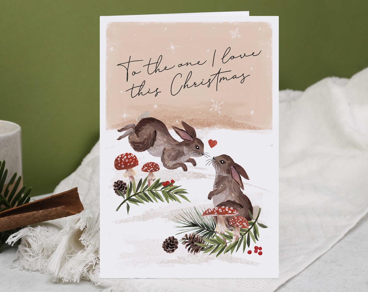 The One I Love This Christmas Card. Greeting & Note Cards designed by Making Meadows
