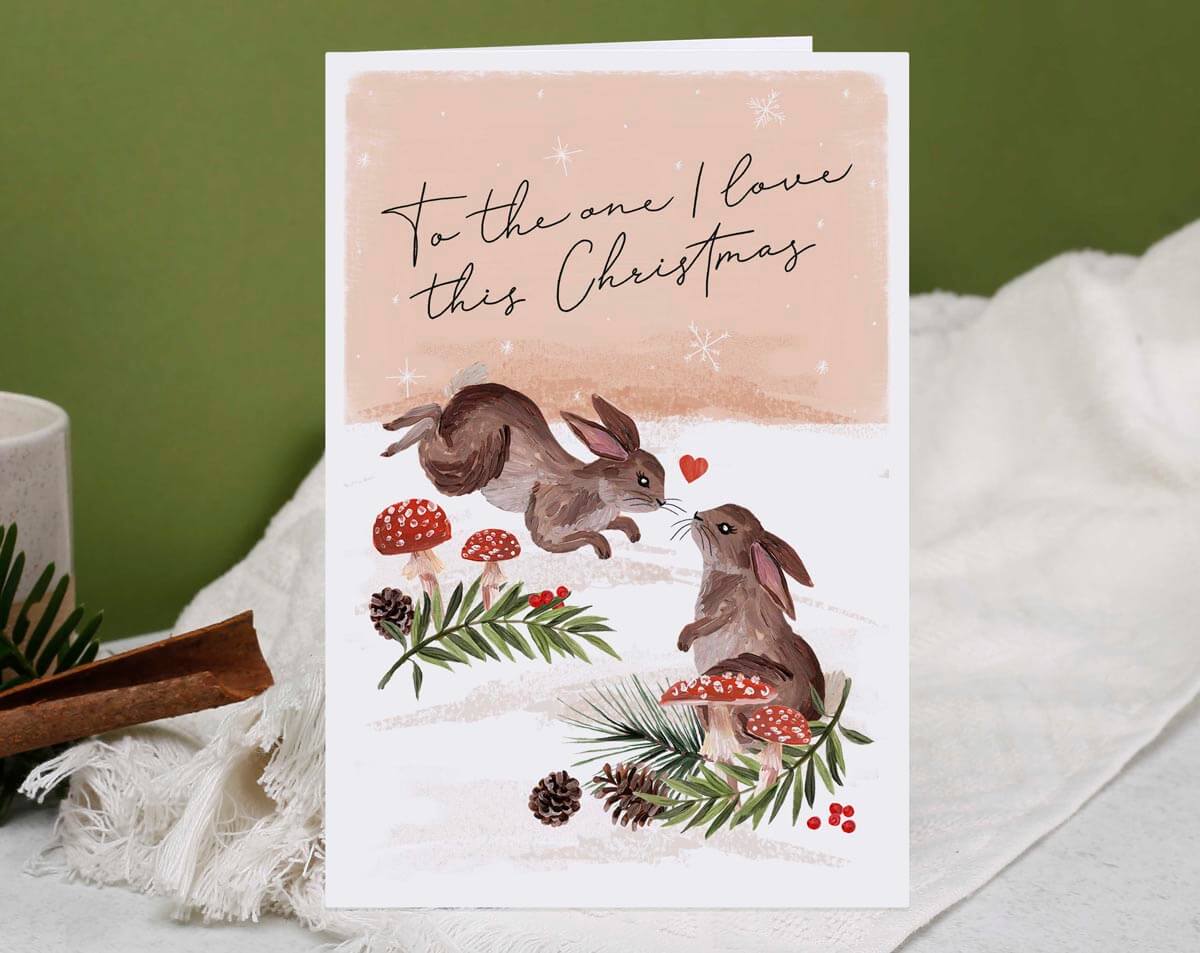 The One I Love This Christmas Card. Greeting & Note Cards designed by Making Meadows