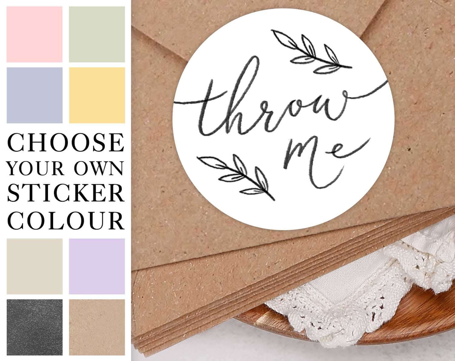 Throw Me Confetti Sticker Sheet. Decorative Stickers designed by Making Meadows