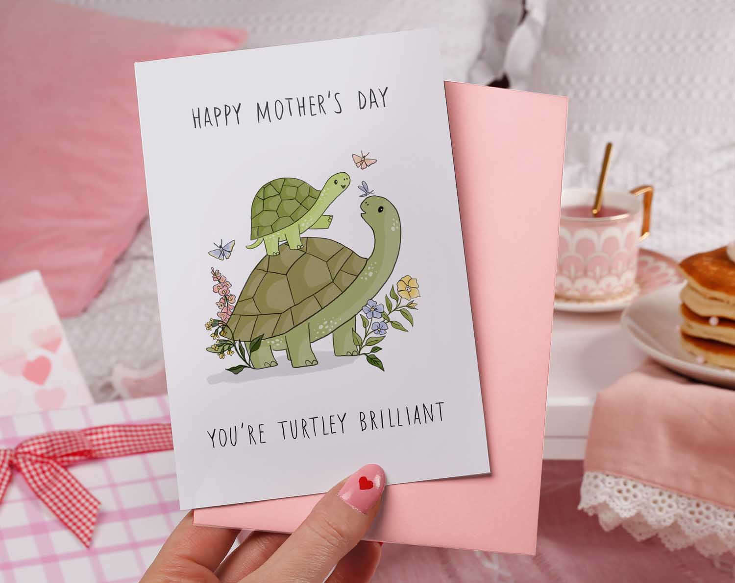 Turtle Mother's Day Card. Greeting & Note Cards designed by Making Meadows