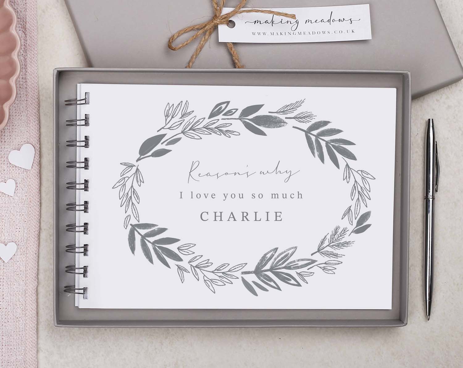 Personalised Reason's Why I Love you Book