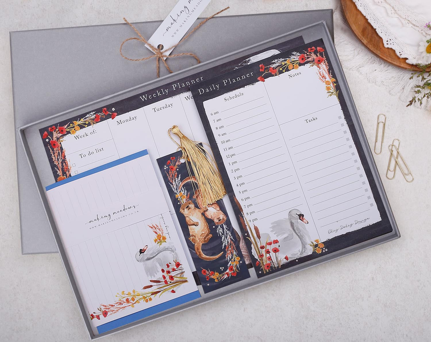 Wildlife Stationery Box. Notebooks & Notepads designed by Making Meadows