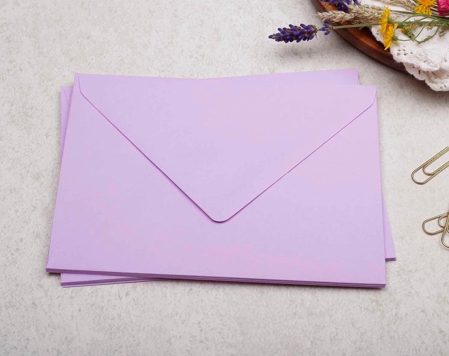 125 x 175mm Lilac Envelopes. Envelopes designed by Making Meadows