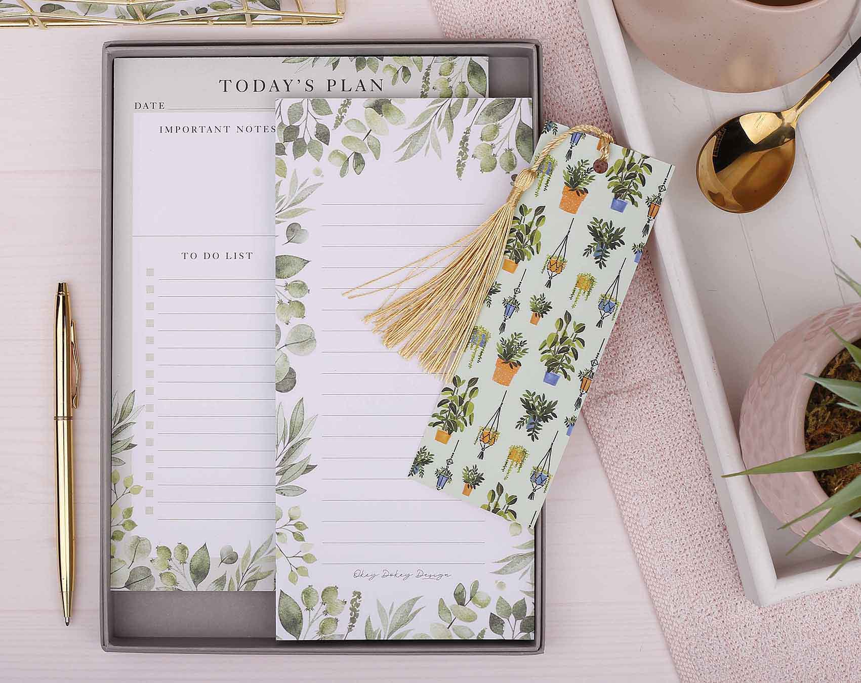 Botanical Stationery Gift Box. Notebooks & Notepads designed by Making Meadows