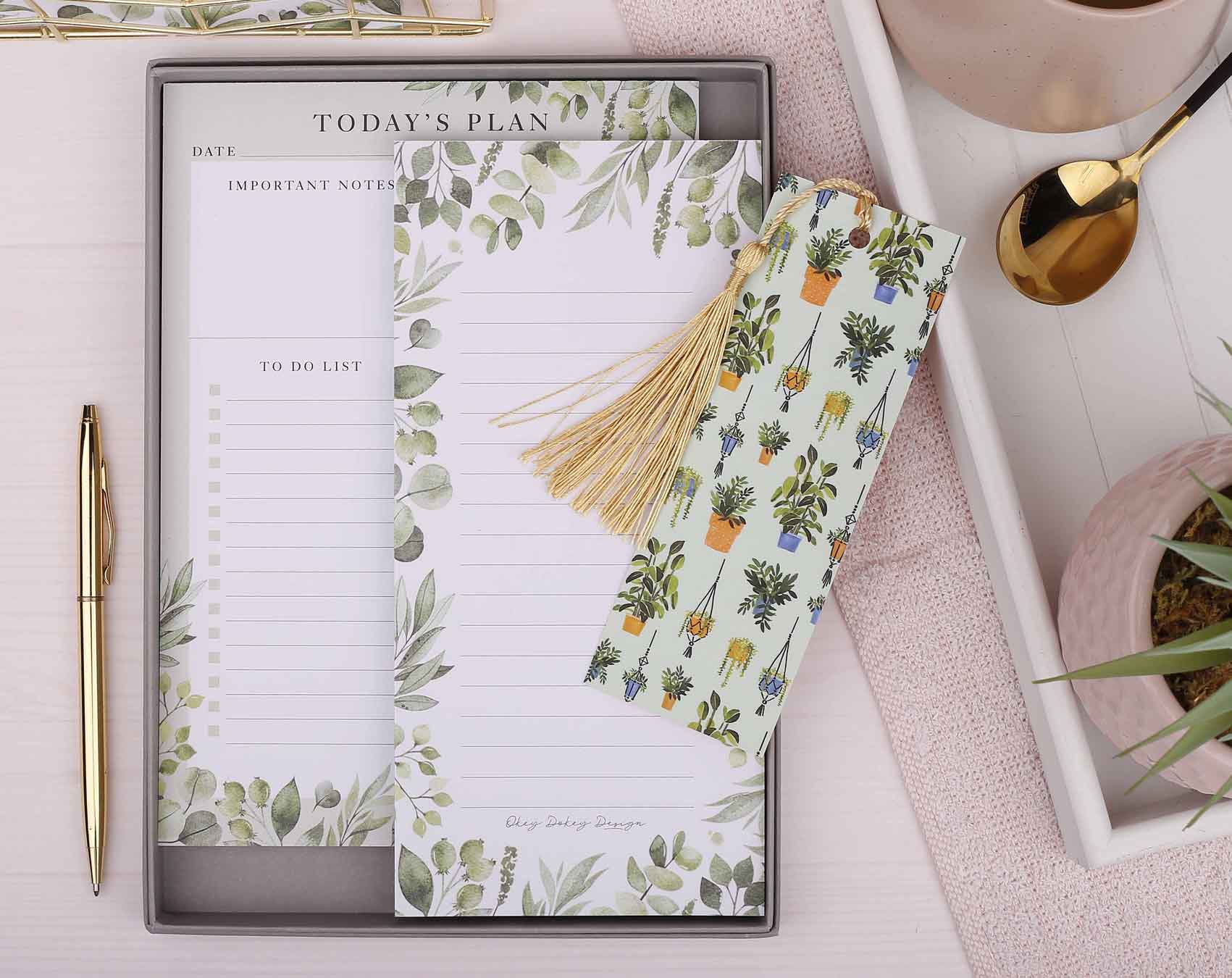 Botanical Stationery Gift Box. Notebooks & Notepads designed by Making Meadows