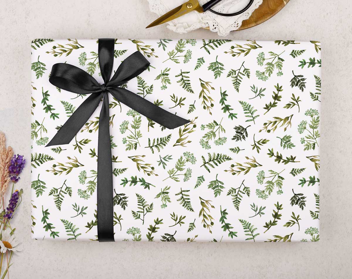 Botanical Wrapping Paper. Wrapping Paper designed by Making Meadows