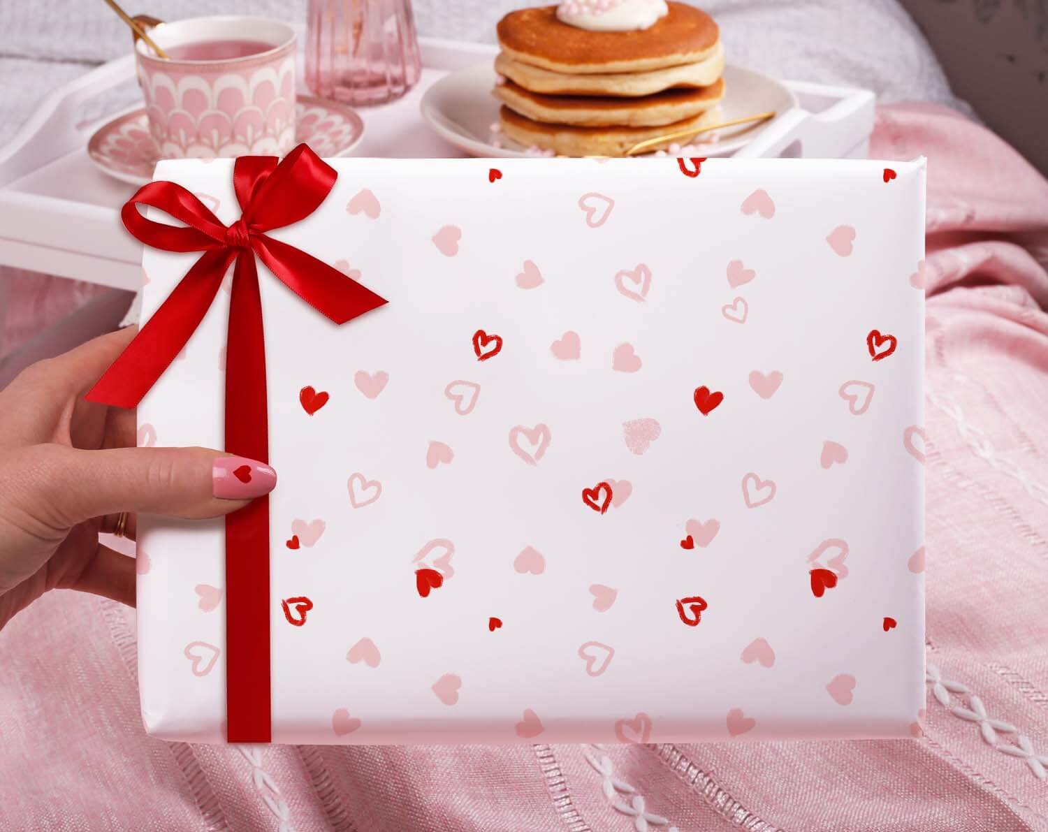 Cute Heart Wrapping Paper. Wrapping Paper designed by Making Meadows