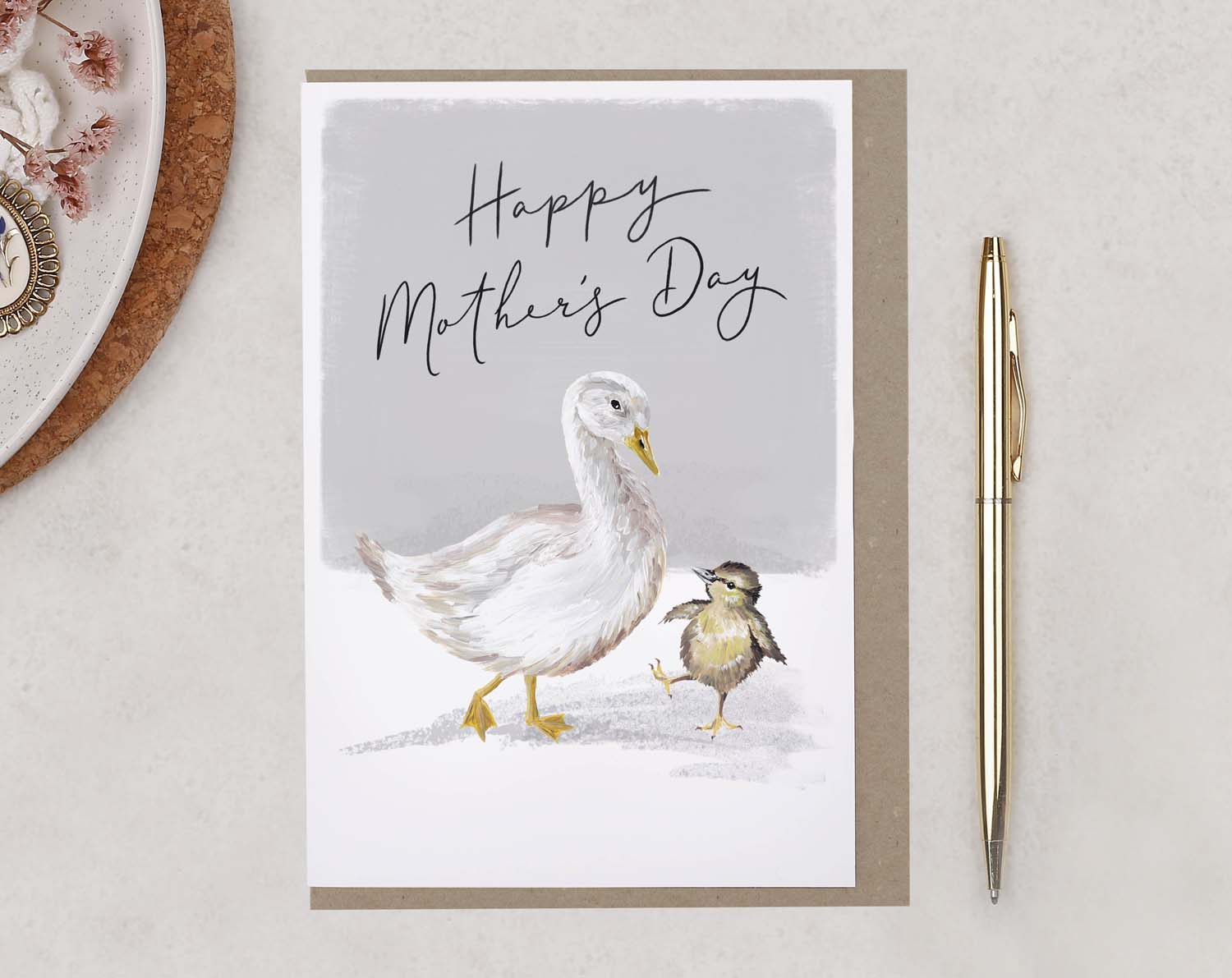 Duckling Happy Mother's Day Card. Greeting & Note Cards designed by Making Meadows