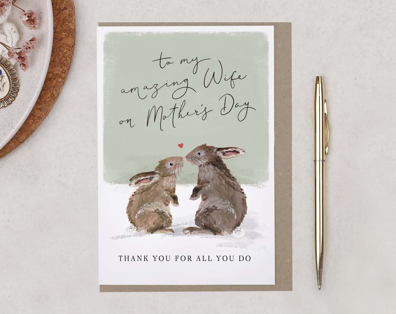 My Amazing Wife Happy Mother's Day Card. Greeting & Note Cards designed by Making Meadows