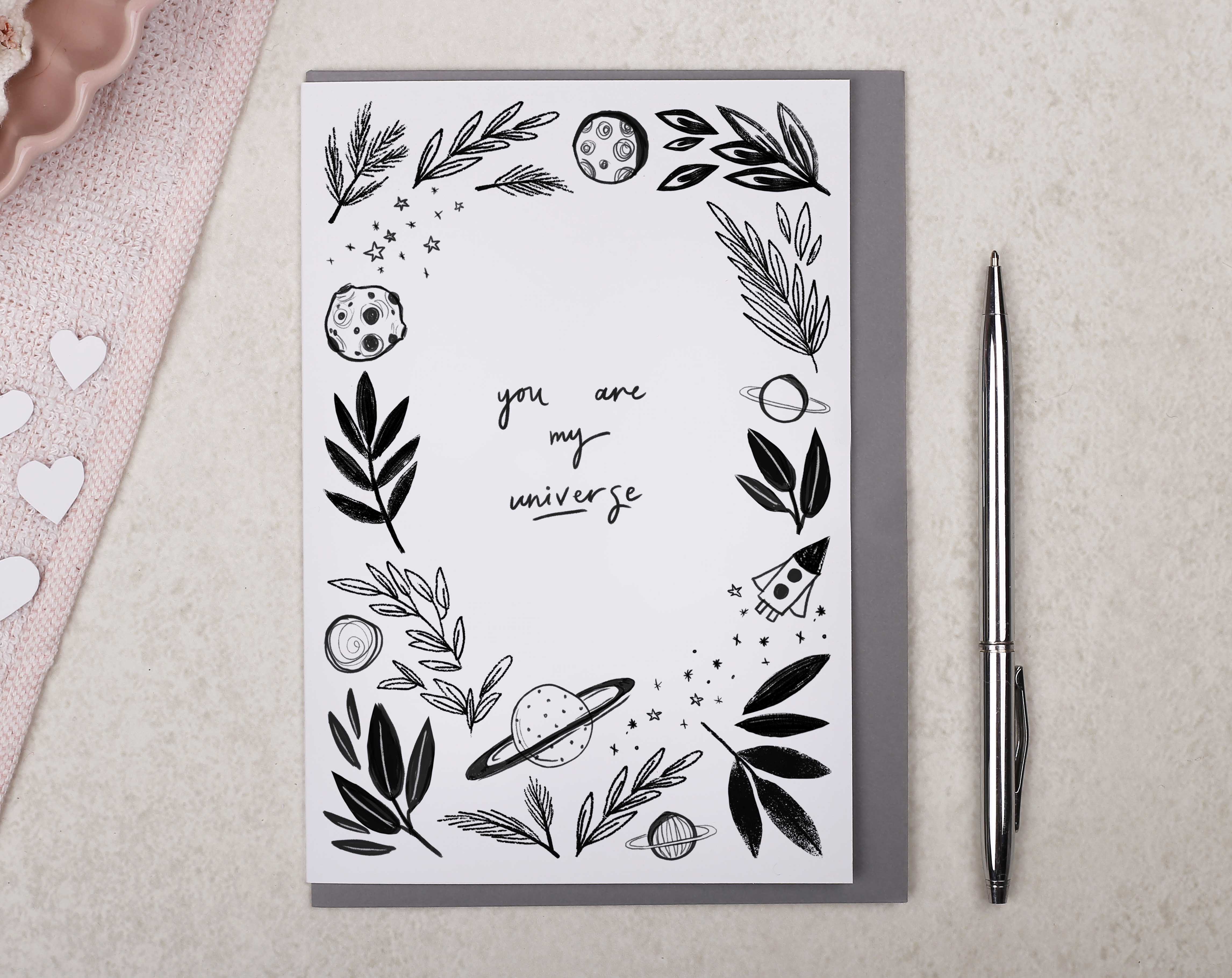 My Universe Valentine Card. Greeting & Note Cards designed by Making Meadows