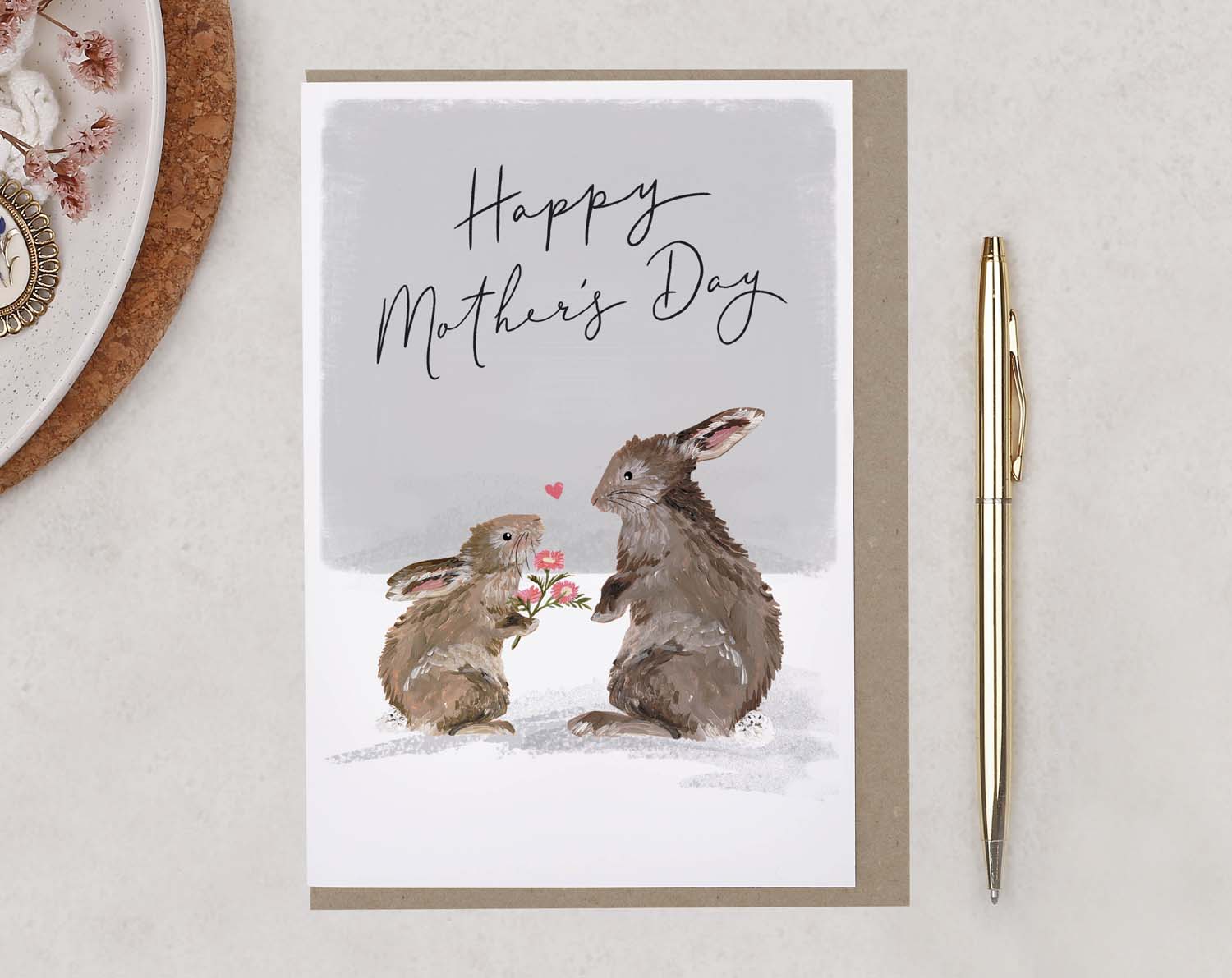 Rabbit Happy Mother's Day Card. Greeting & Note Cards designed by Making Meadows