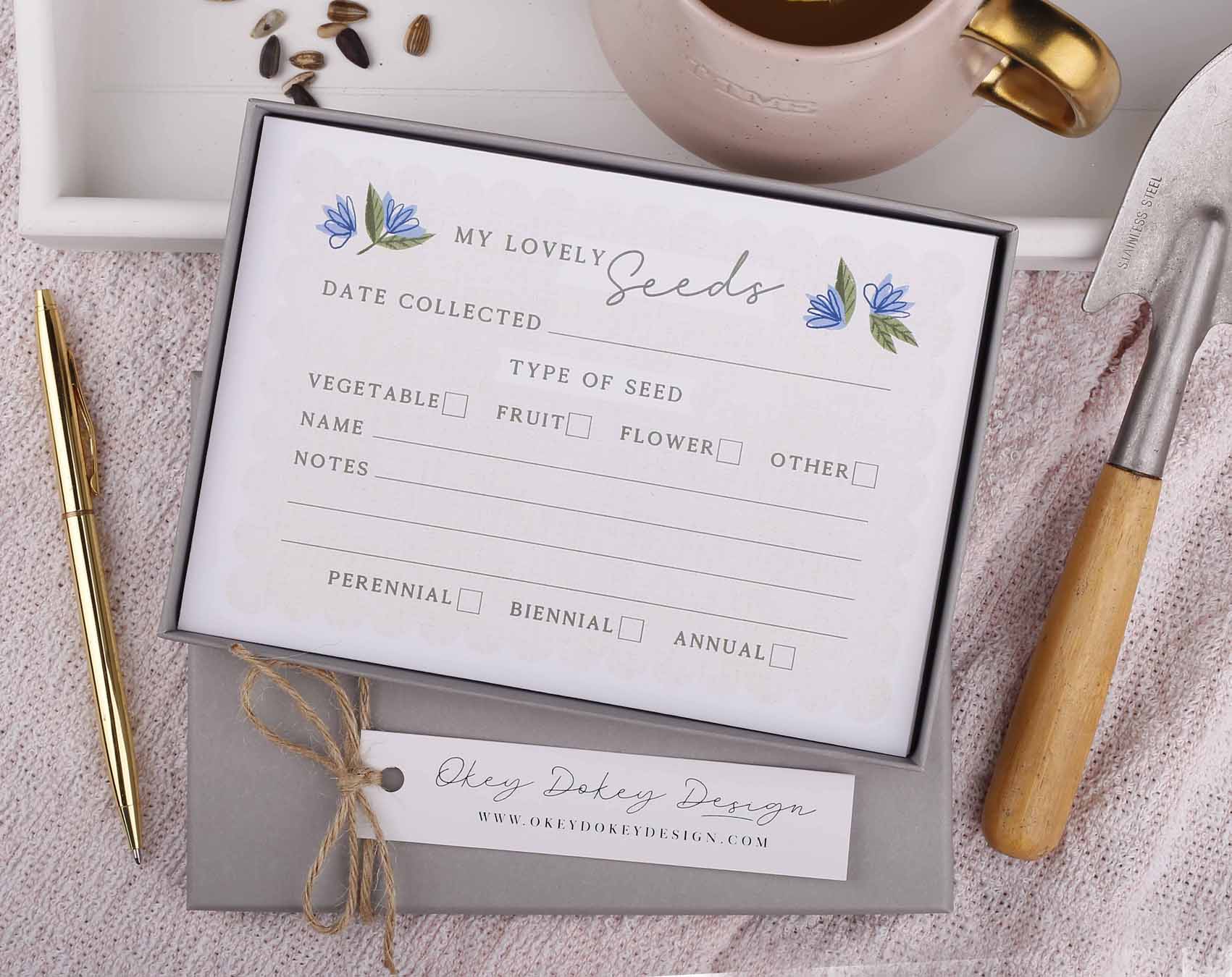 Seed Collecting Envelopes. Plant & Flower Bulbs designed by Making Meadows