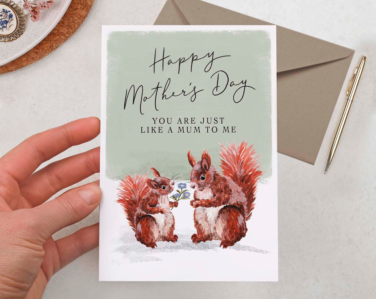 Squirrel 'Like A Mum' Mother's Day Card | Small Batch Cards – Making ...