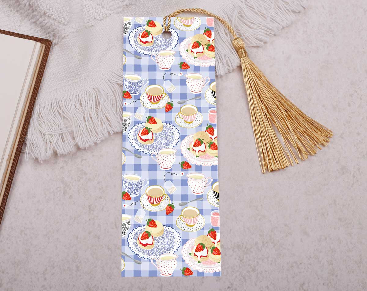 Tea Bookmark With Tassel. Bookmarks designed by Making Meadows
