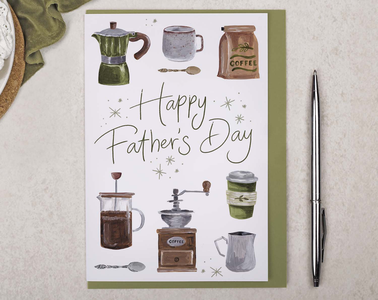 coffee Father's Day card