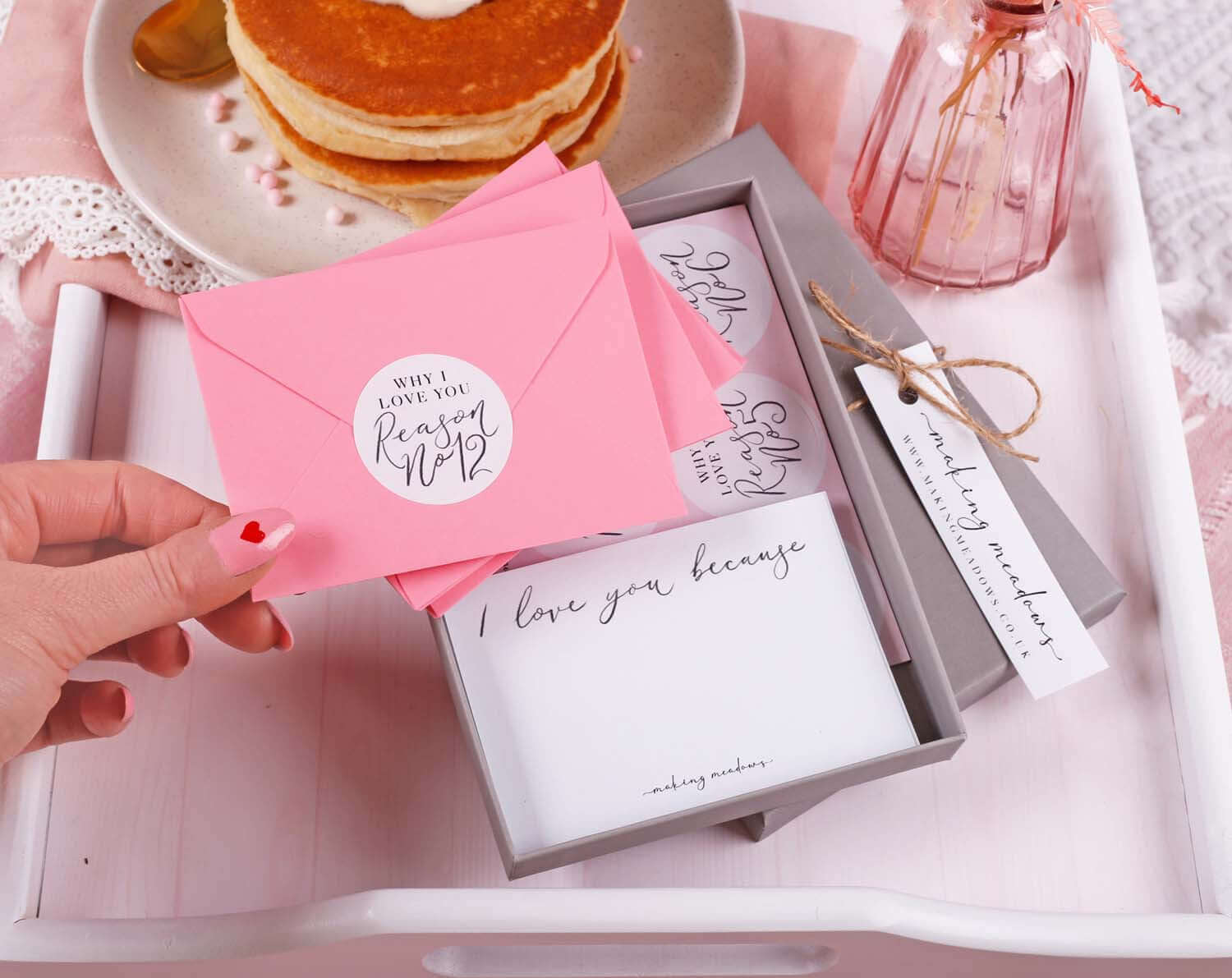 12 Reasons Why I Love You Kit. Stationery designed by Making Meadows